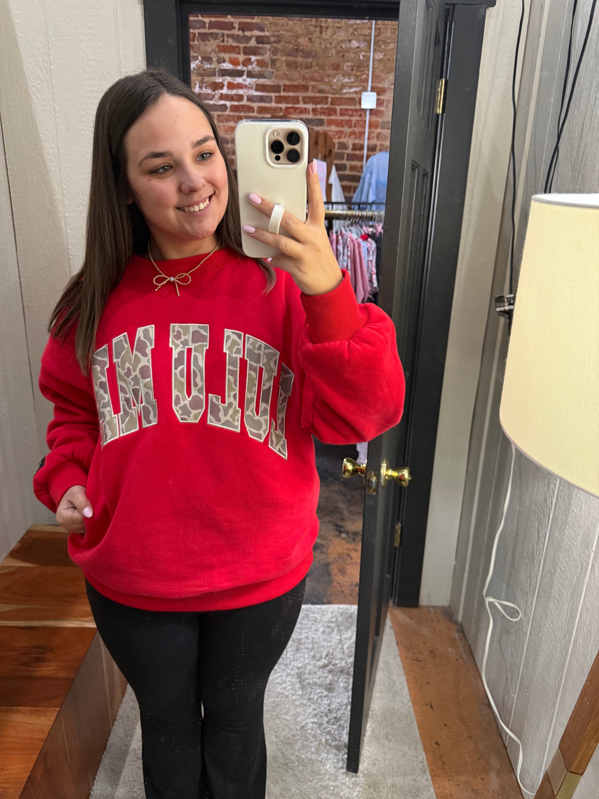 Lulu Mac Sweatshirt - Red Camo