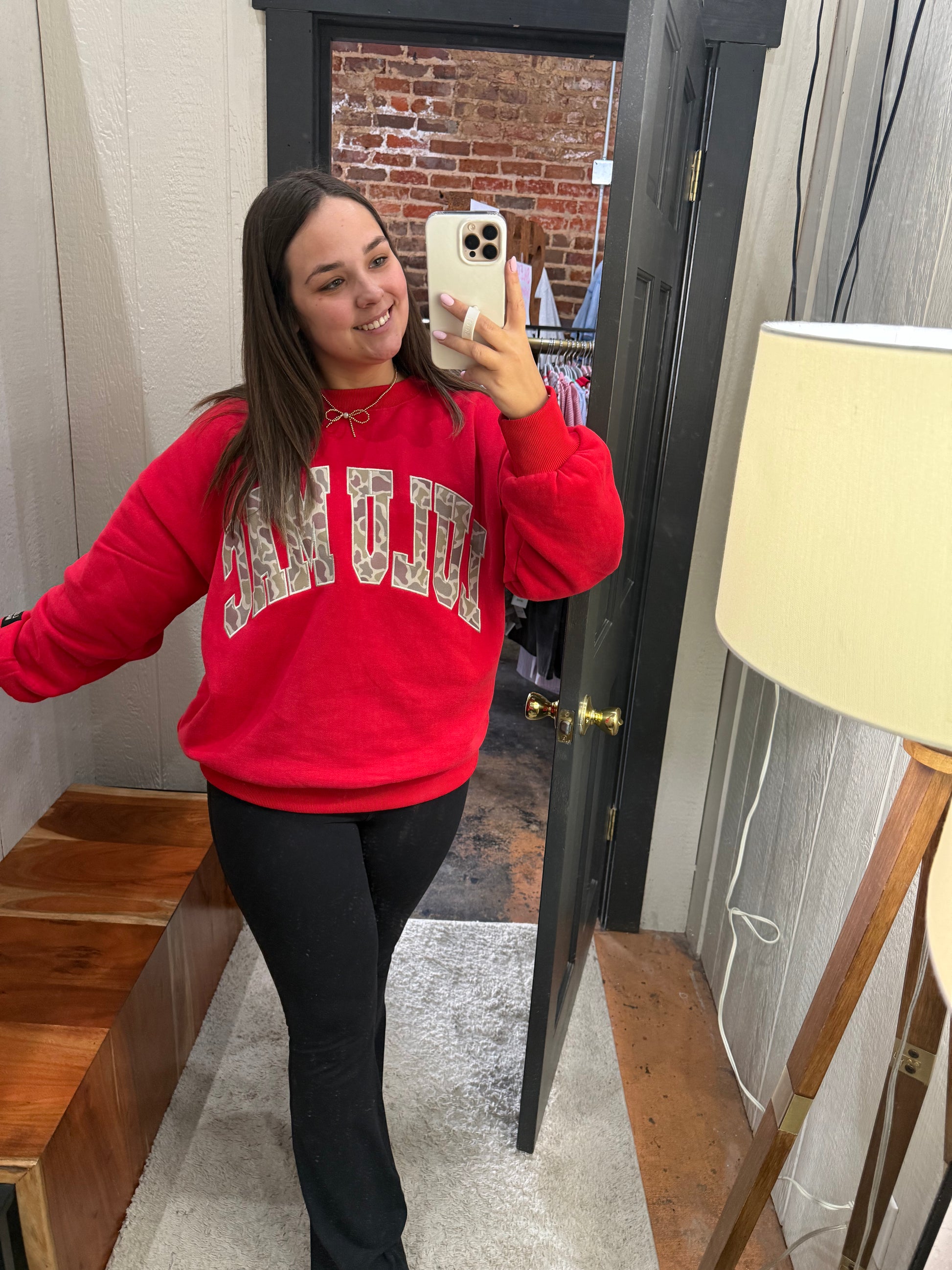 Lulu Mac Sweatshirt - Red Camo