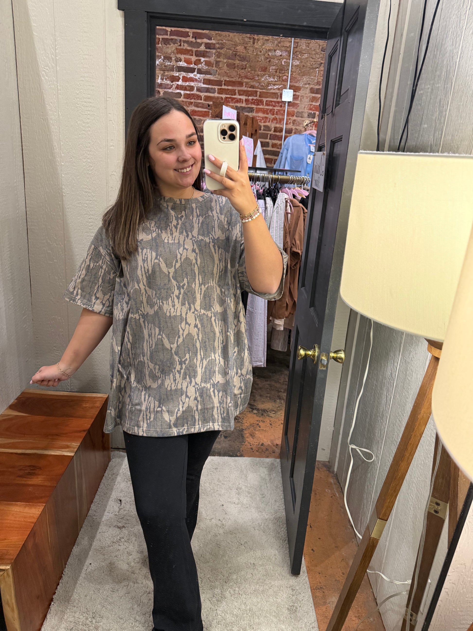 Oversized Bottomland Camo Tshirt