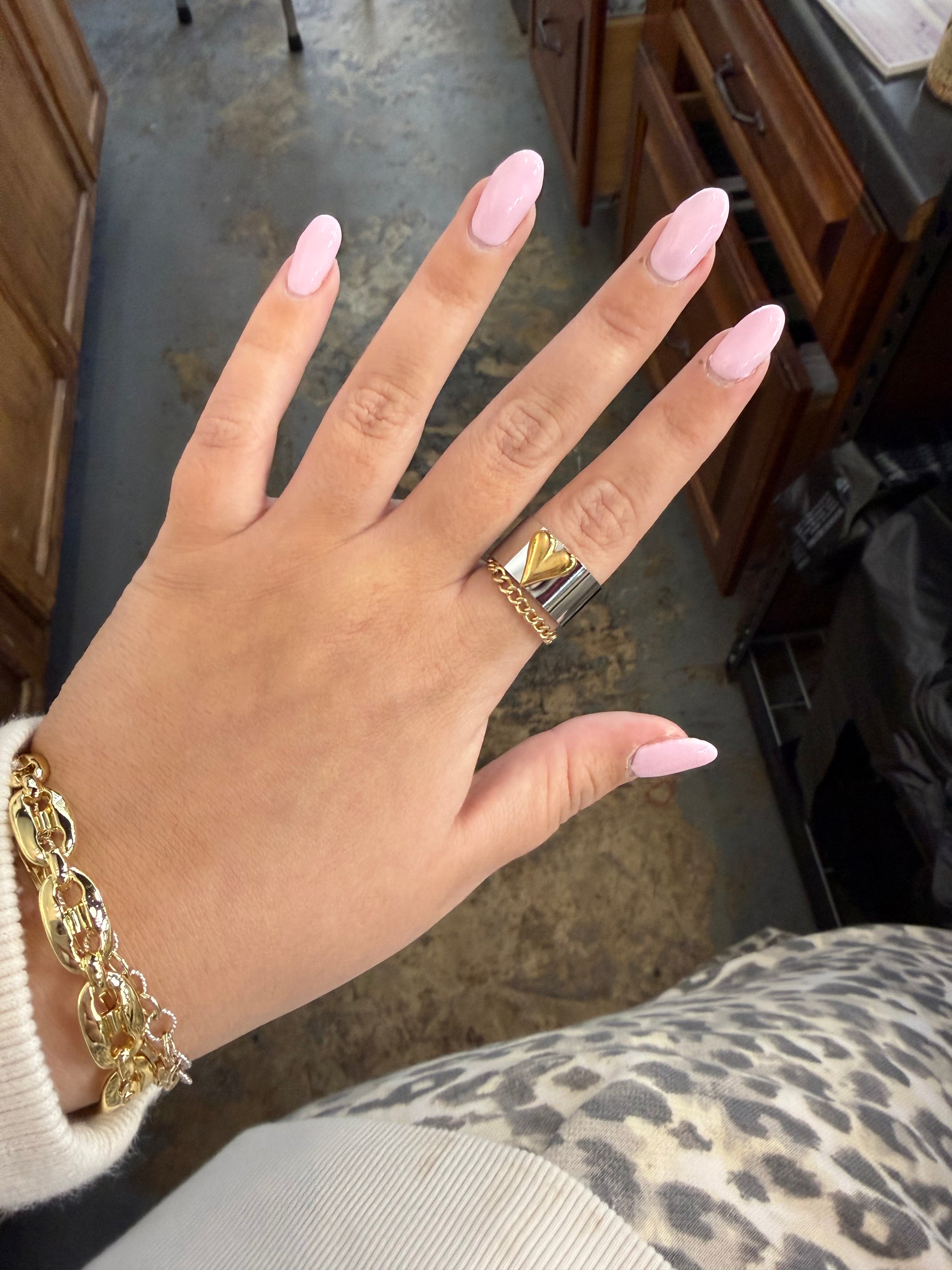Gold Heart Ring