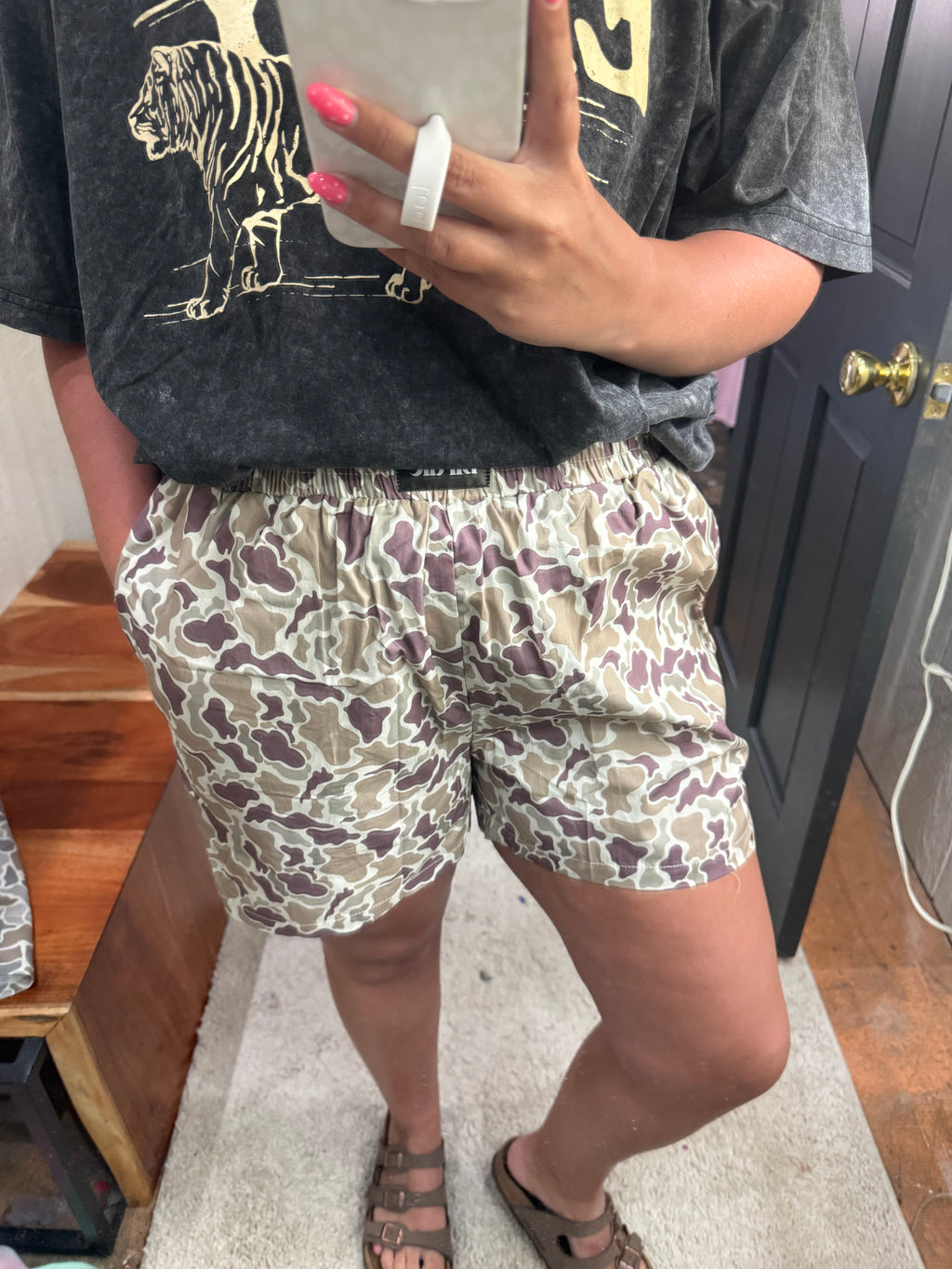 The Abbie Boxer Shorts - Duck Camo