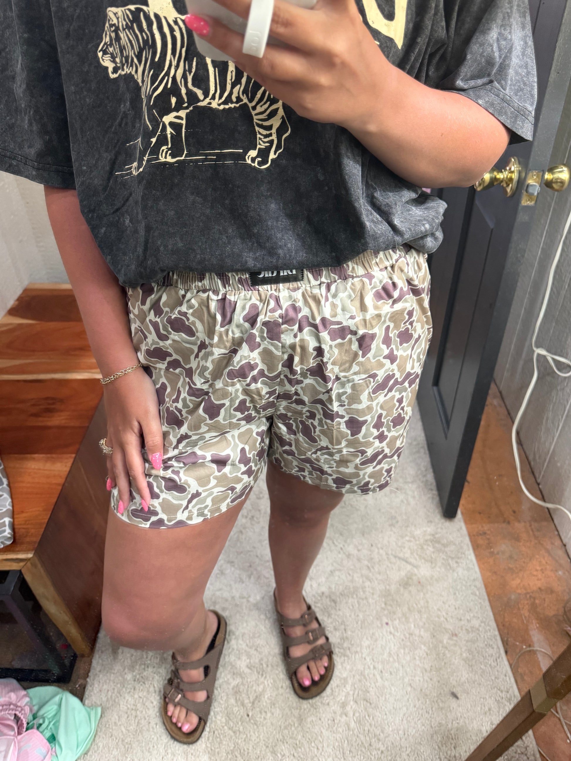The Abbie Boxer Shorts - Duck Camo