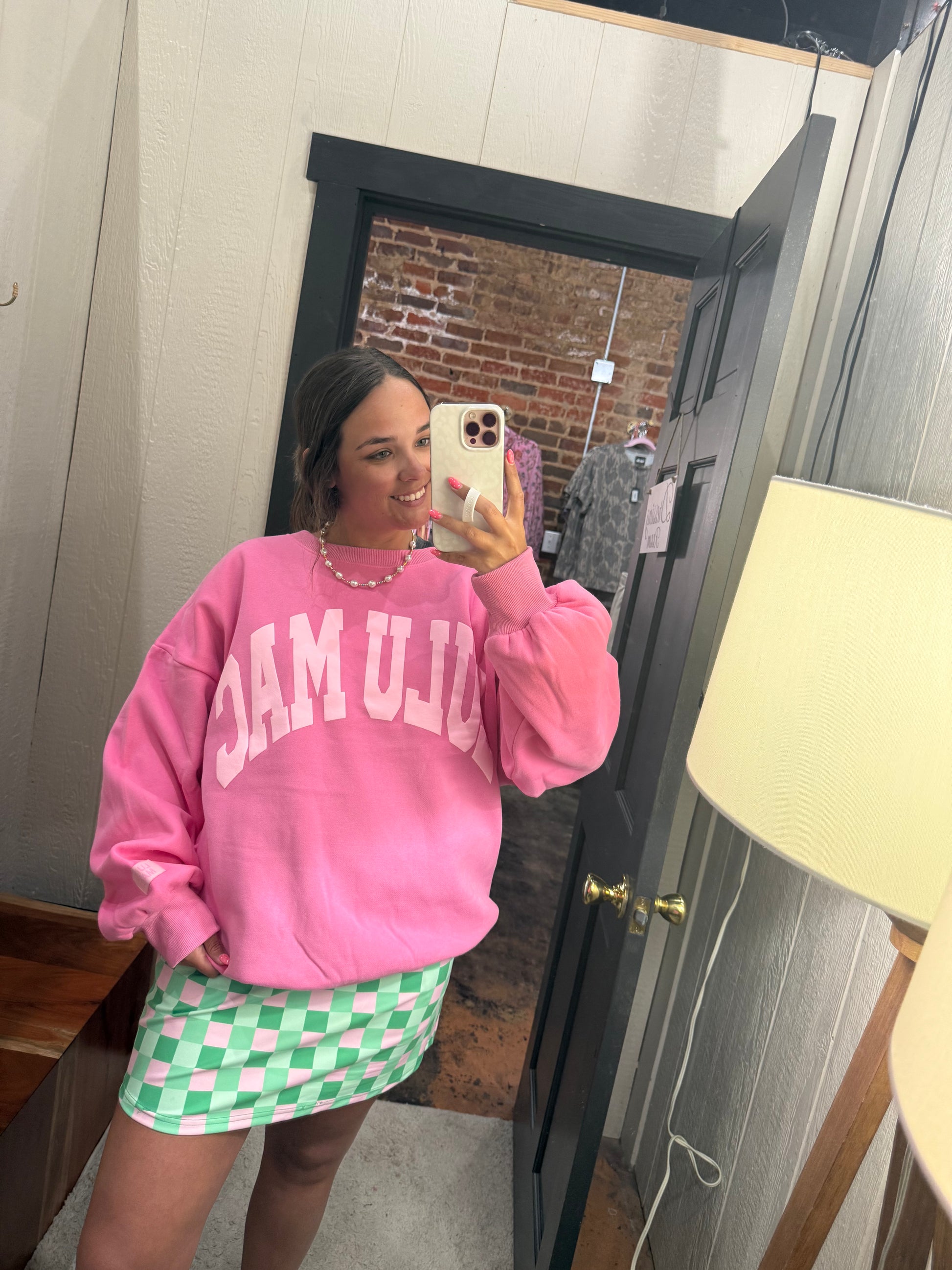 Lulu Mac Sweatshirt - Hot Pink