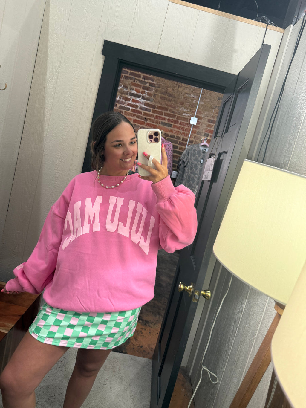 Lulu Mac Sweatshirt - Hot Pink