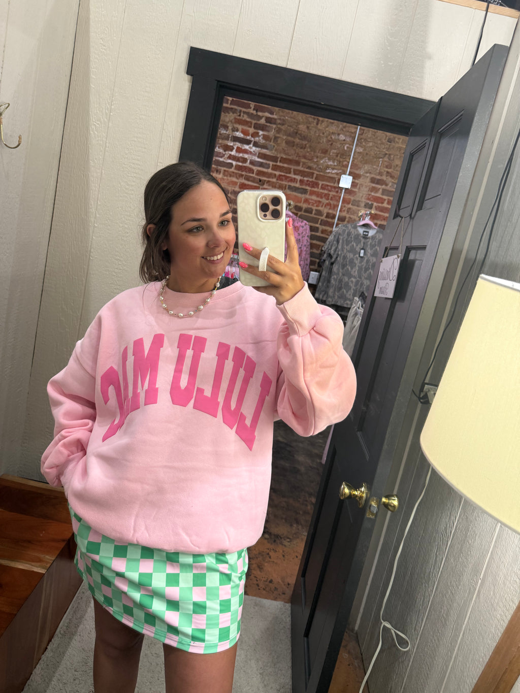 Lulu Mac Sweatshirt - Light Pink
