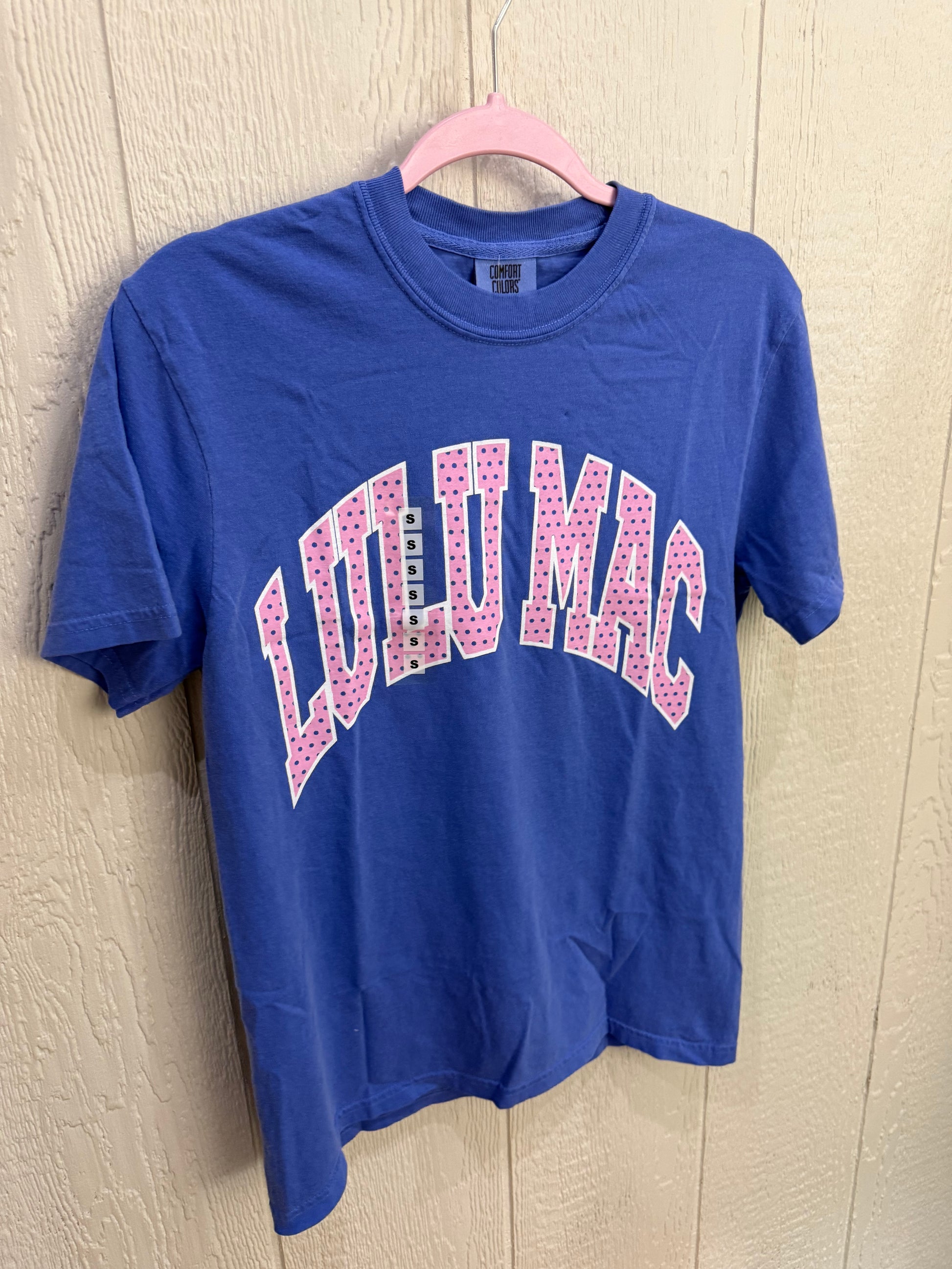 Lulu Mac Polka Dot Tee - Flow Blue - YOUTH & ADULT