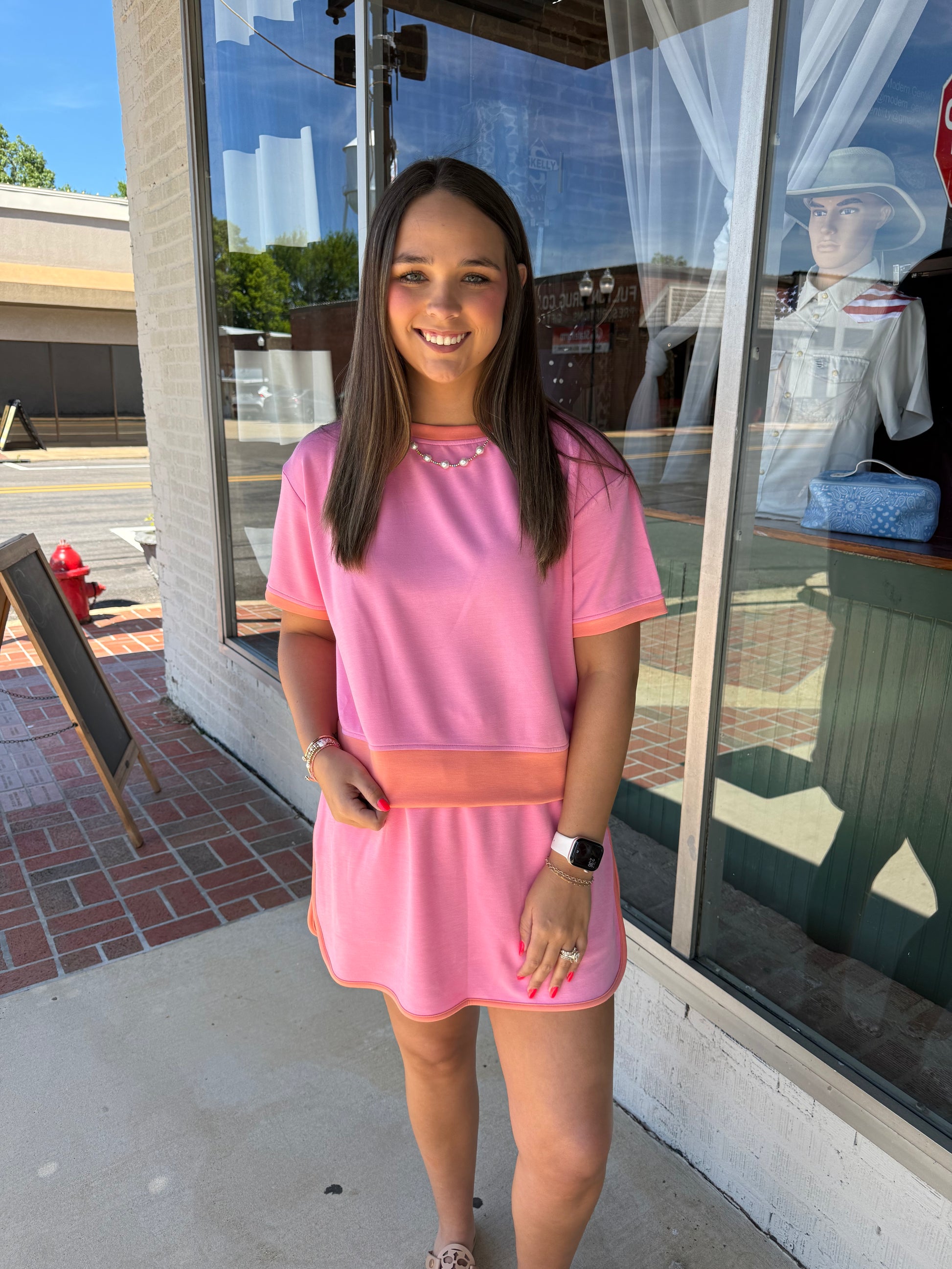 Loving Life Skort Set - Pink
