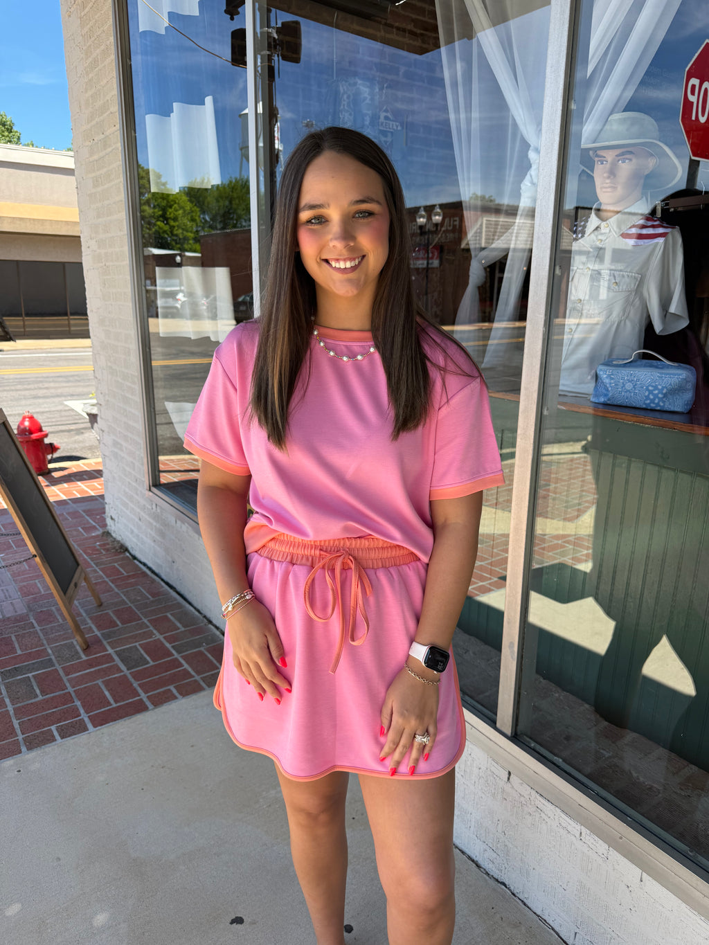 Loving Life Skort Set - Pink
