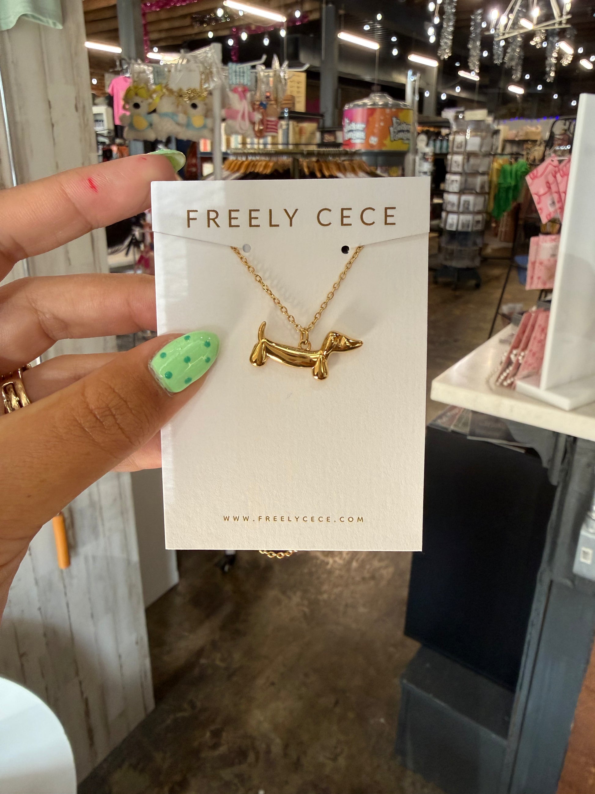 Weenie Dog Necklace