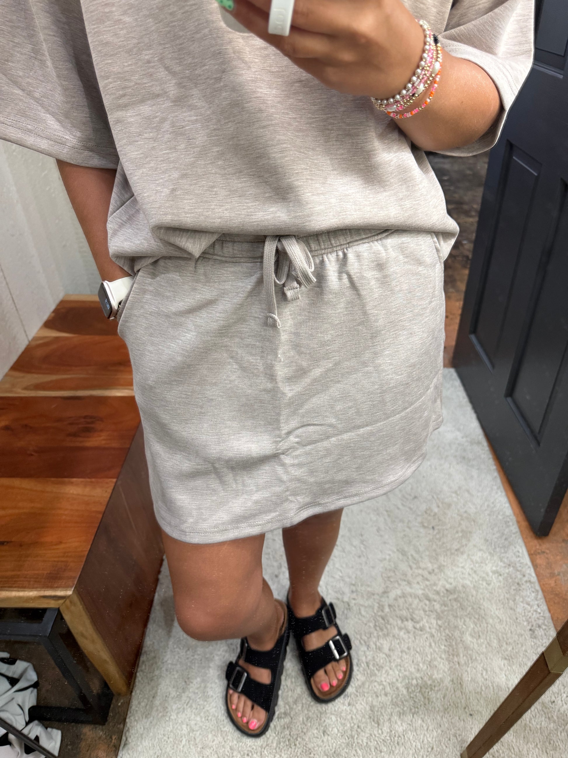 The Charlie Skort - Taupe