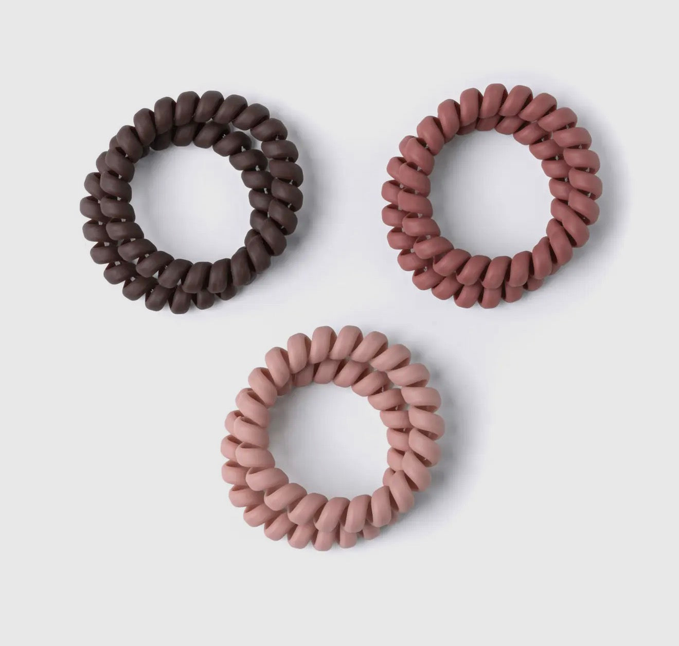Kinda Spiraling Coil Hair Ties - 4 Colors