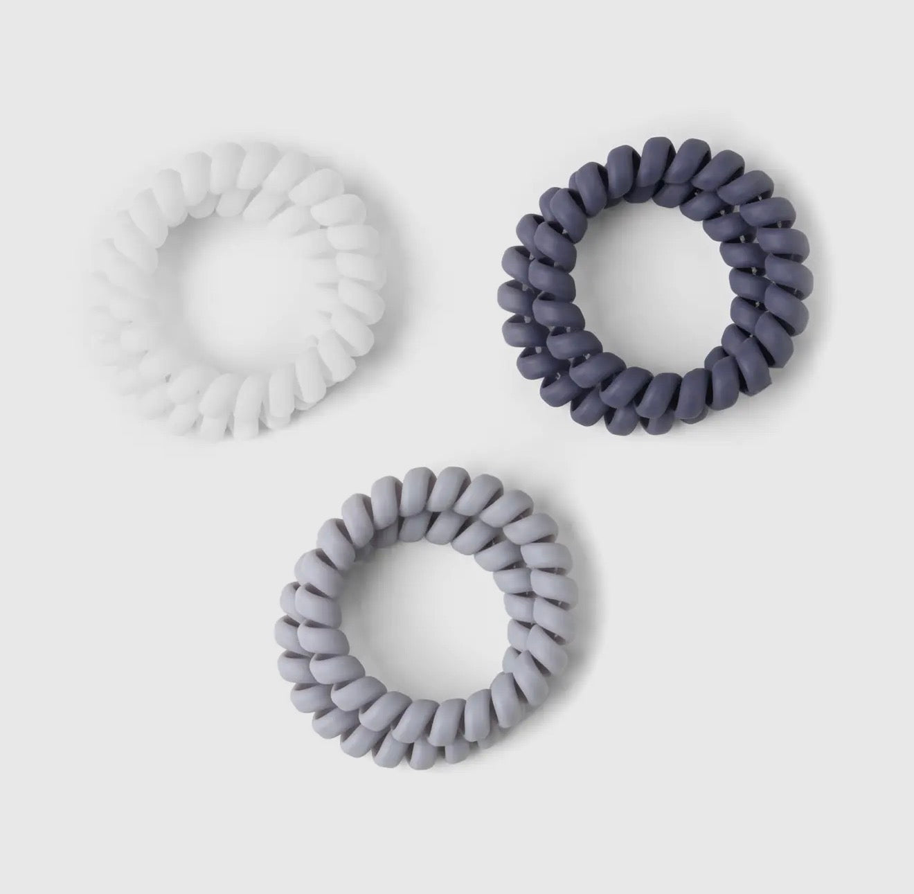 Kinda Spiraling Coil Hair Ties - 4 Colors