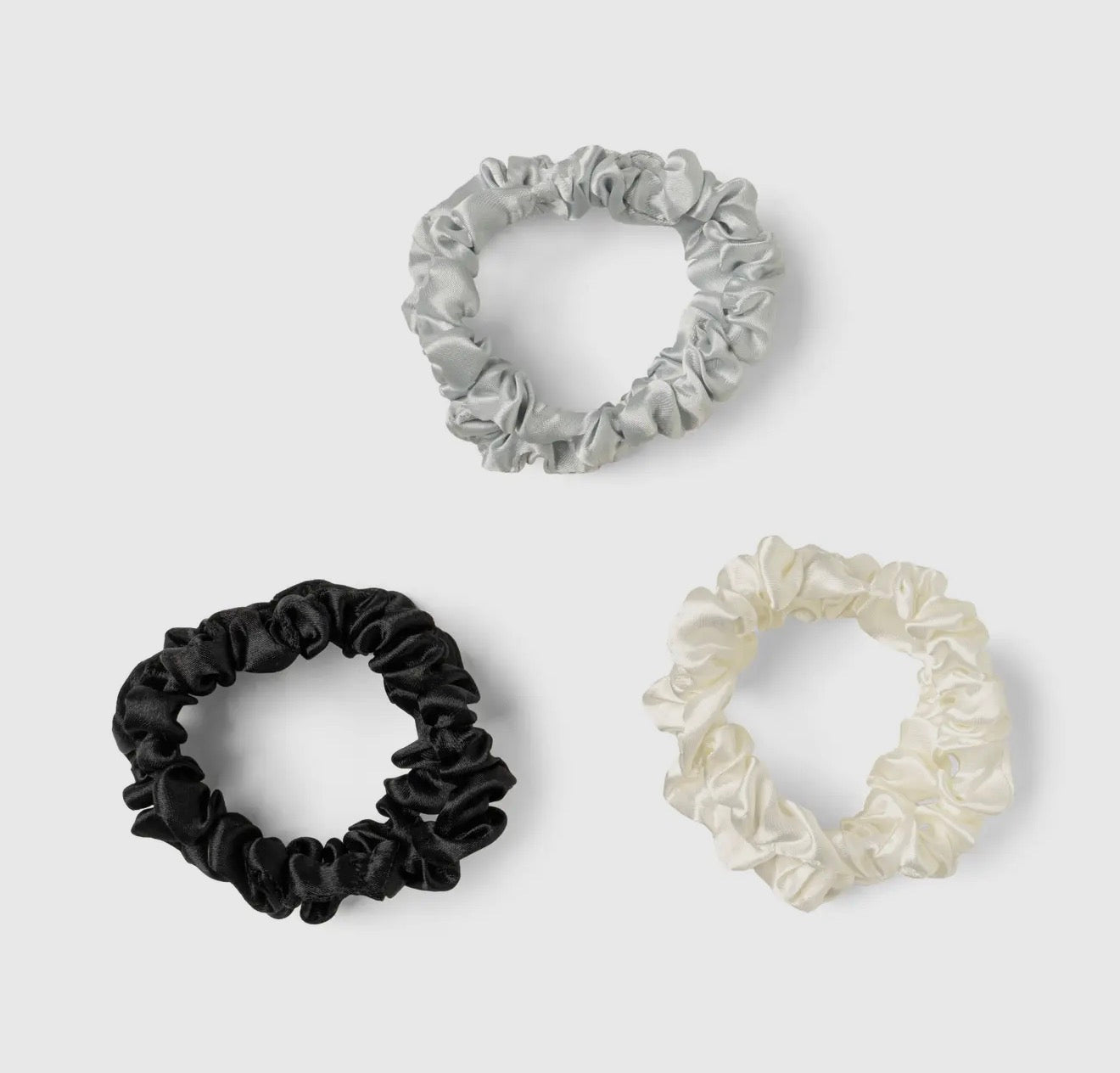 Take Care Satin Scrunchies - 4 Colors