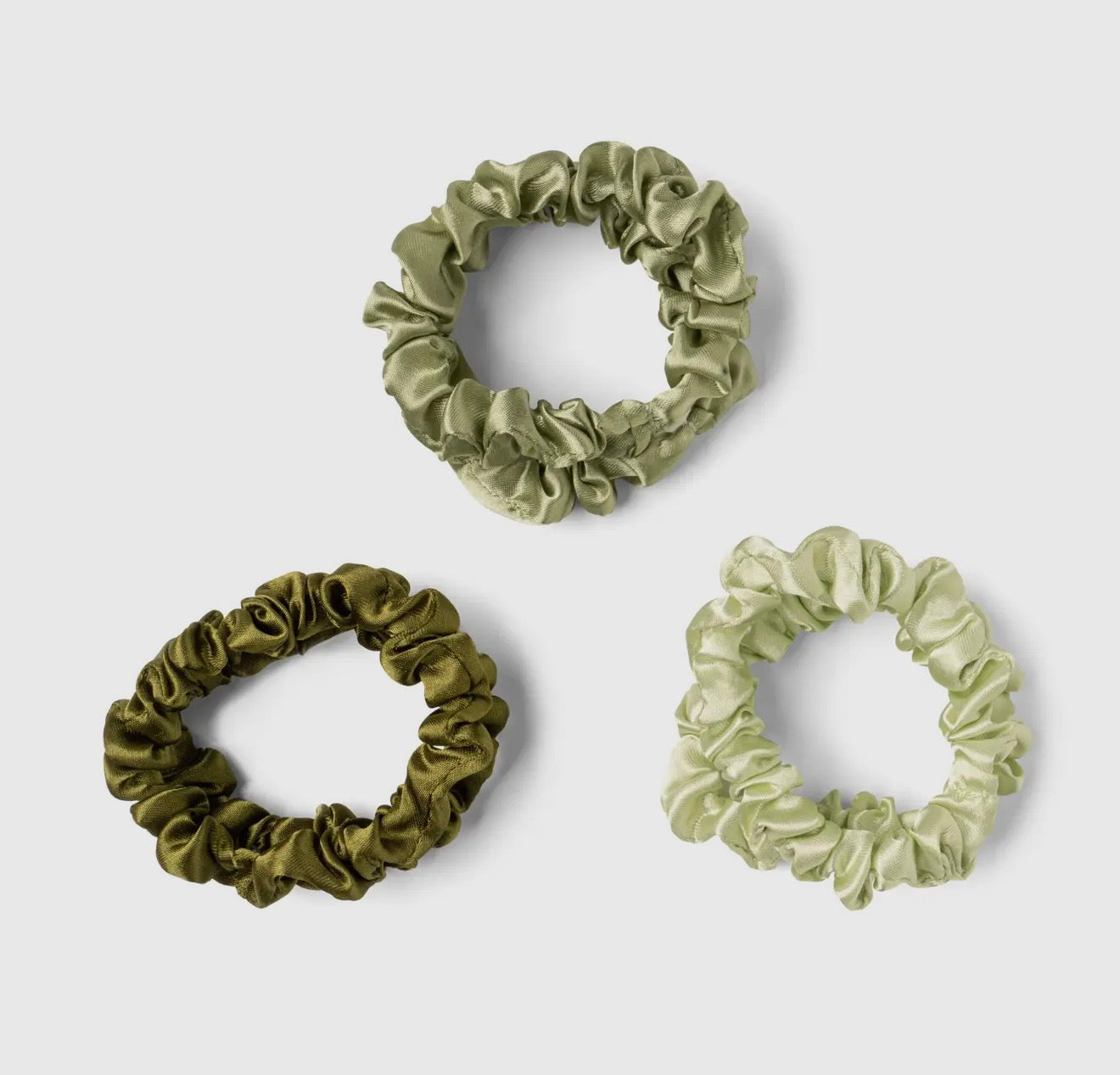 Take Care Satin Scrunchies - 4 Colors