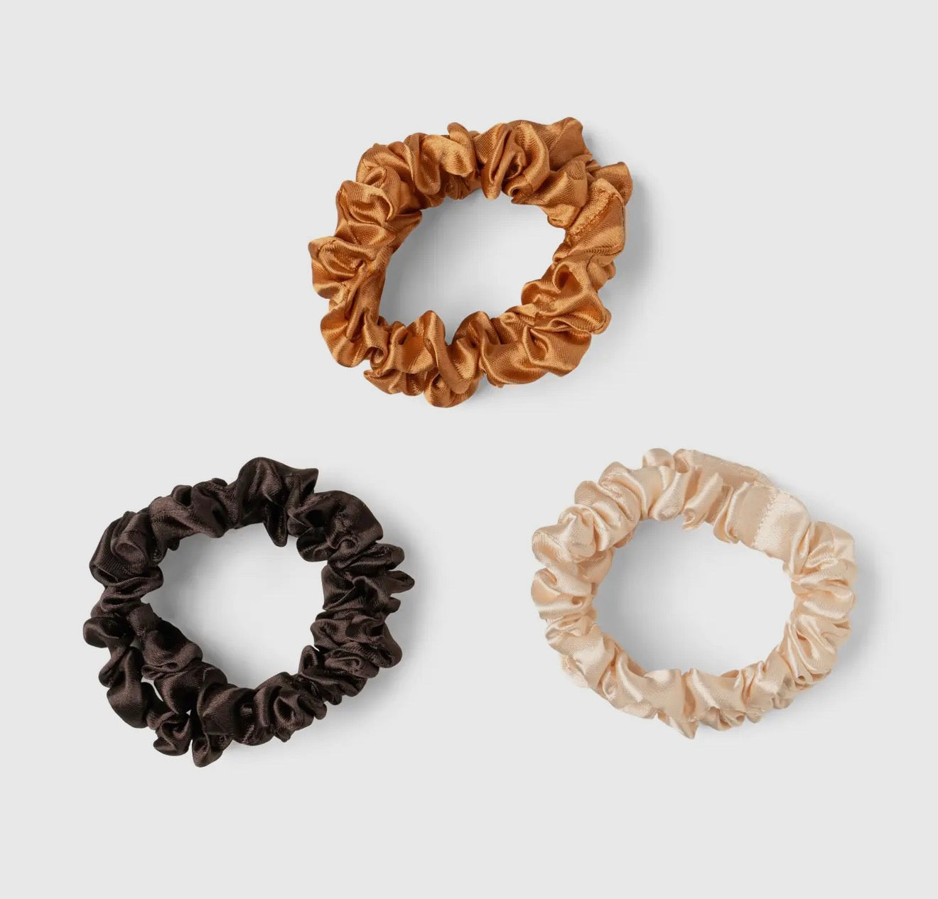 Take Care Satin Scrunchies - 4 Colors