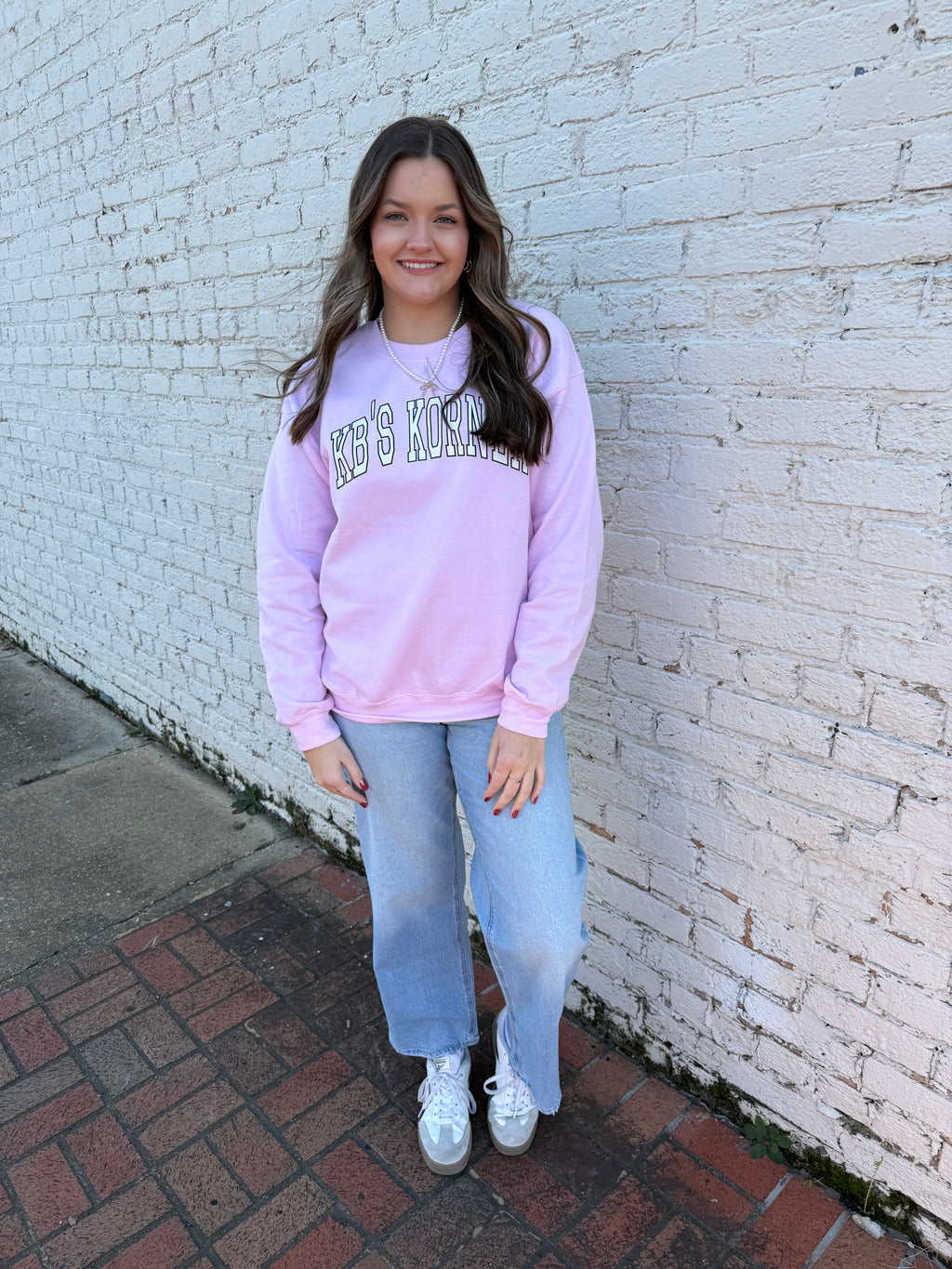 KB's Korner Logo Sweatshirt - Pink