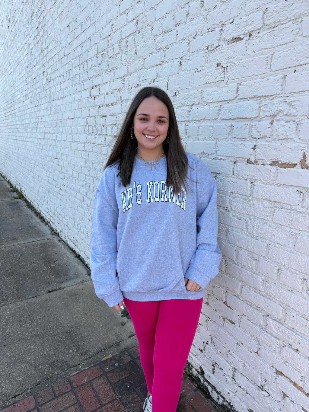 KB's Korner Logo Sweatshirt - Grey