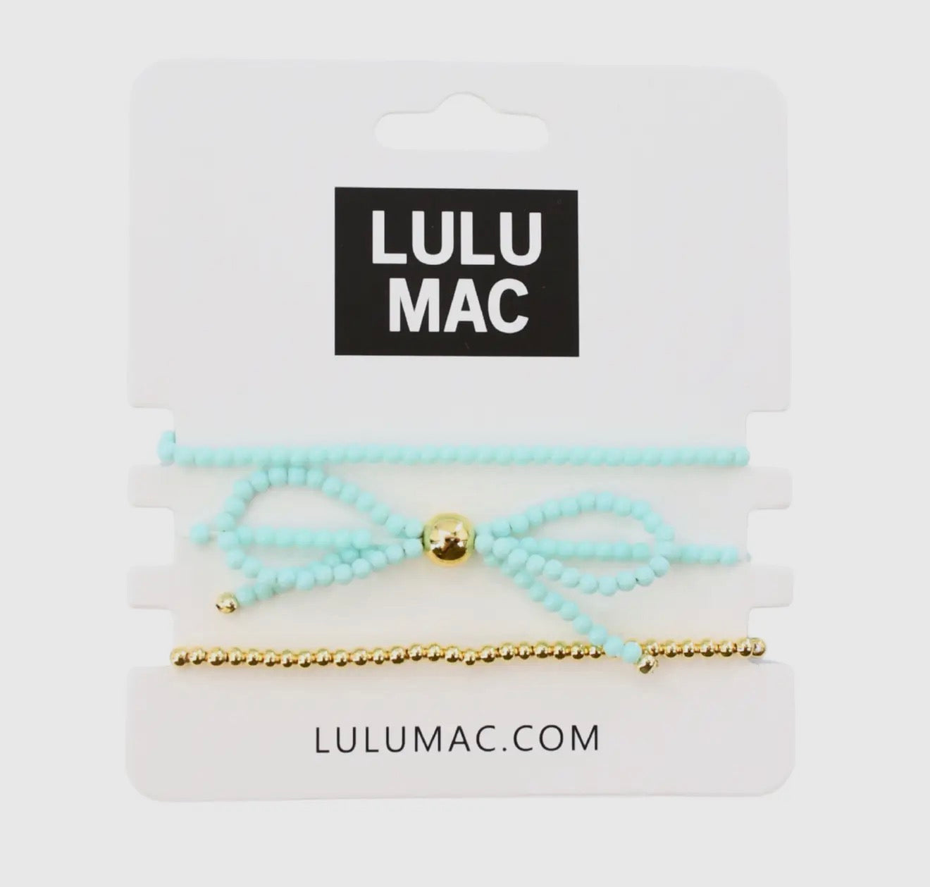 Lulu Mac Bow Bracelet - Mint