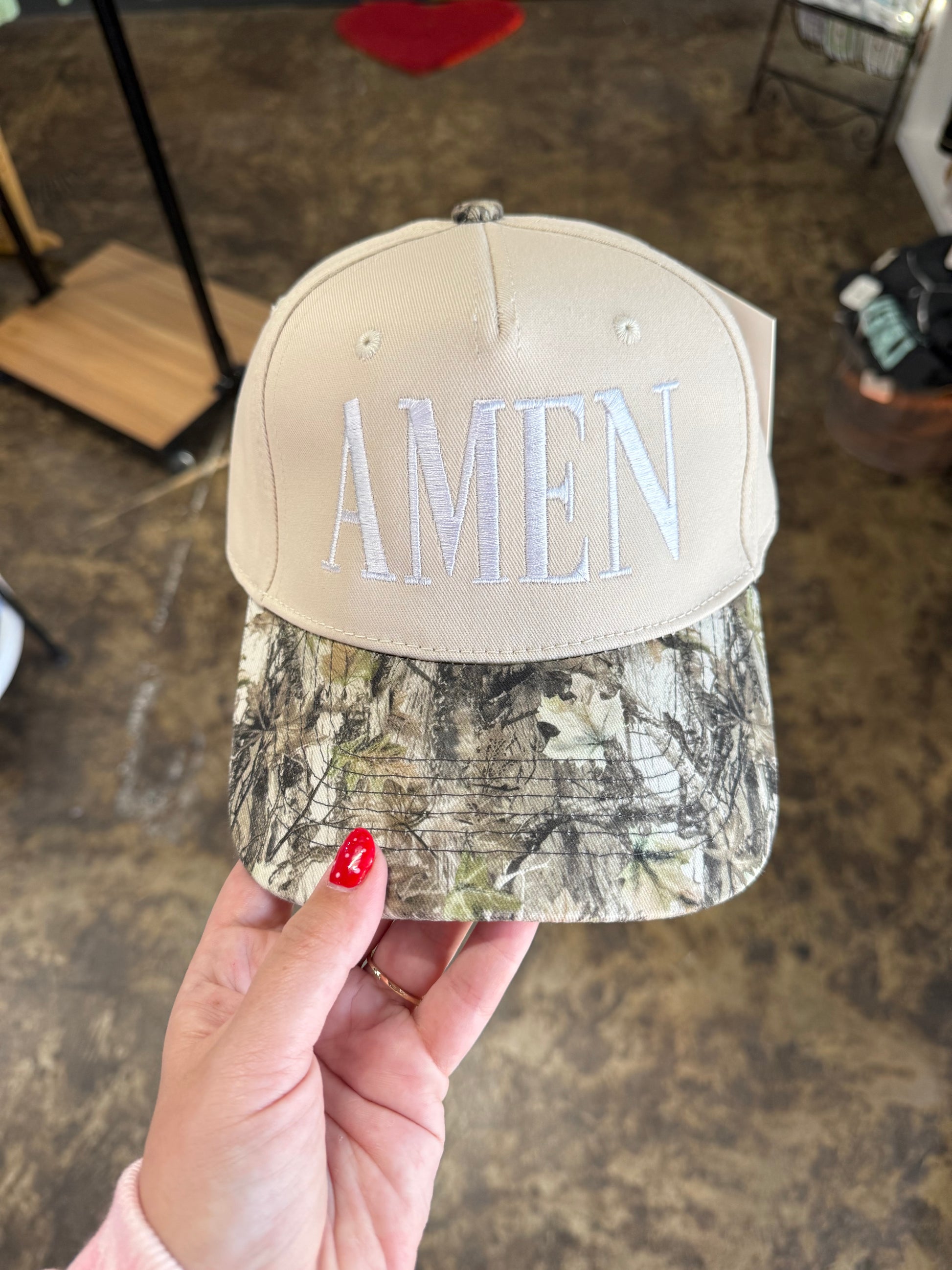Amen Hat - Camo/Tan
