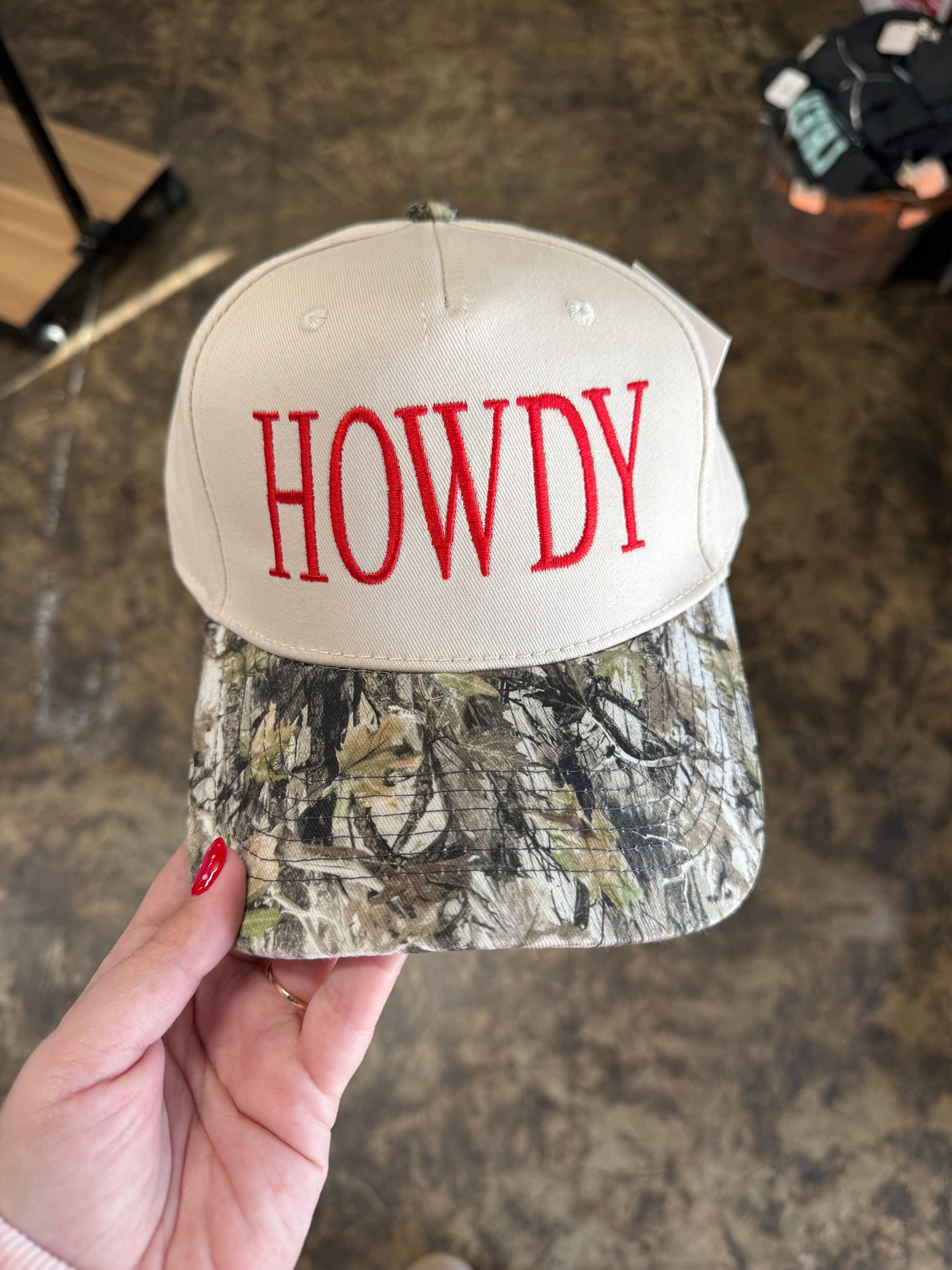 Howdy Hat - Camo/Tan