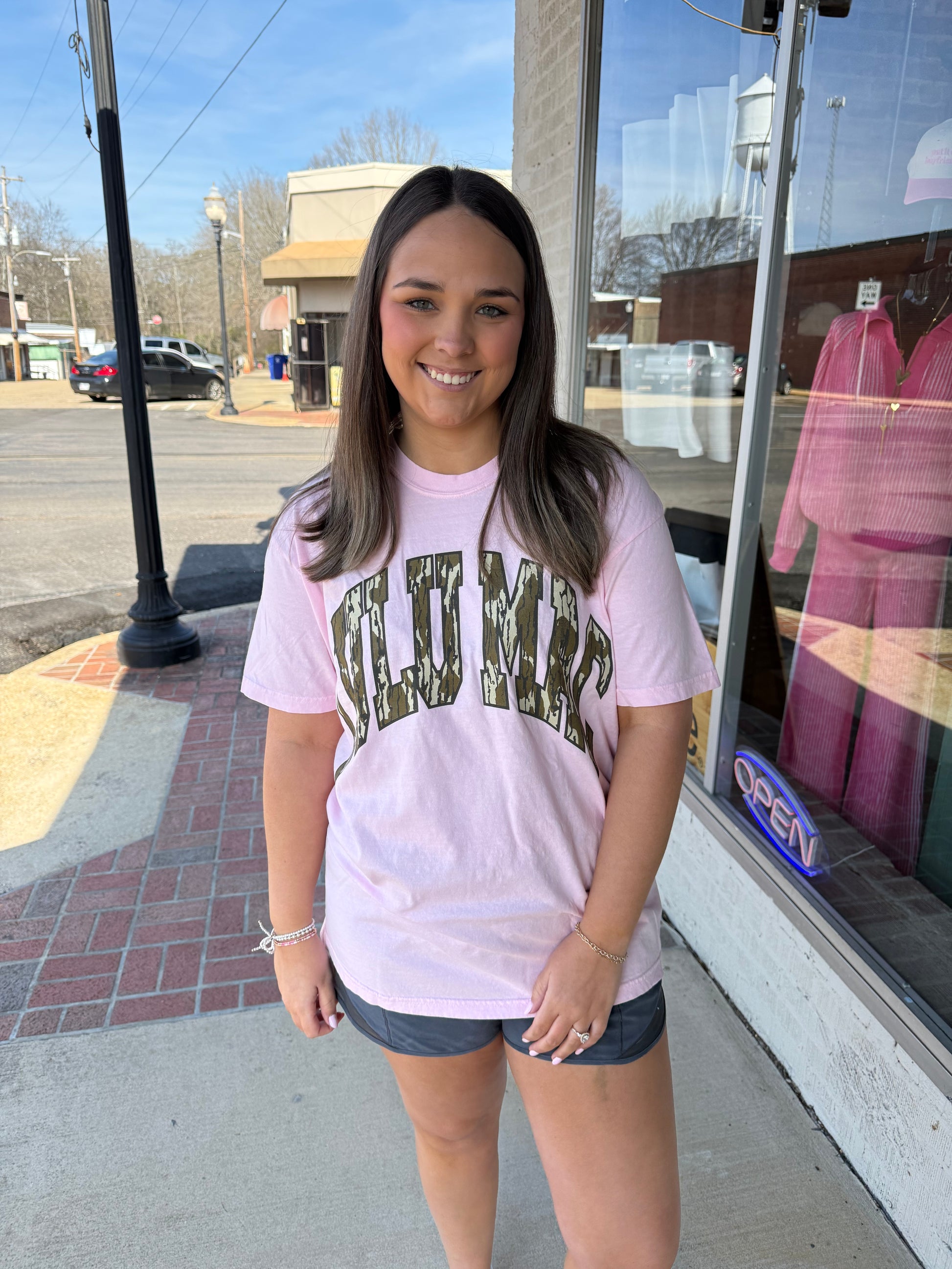 Lulu Mac Bottomland Camo T Shirt - Blossom - YOUTH & ADULT