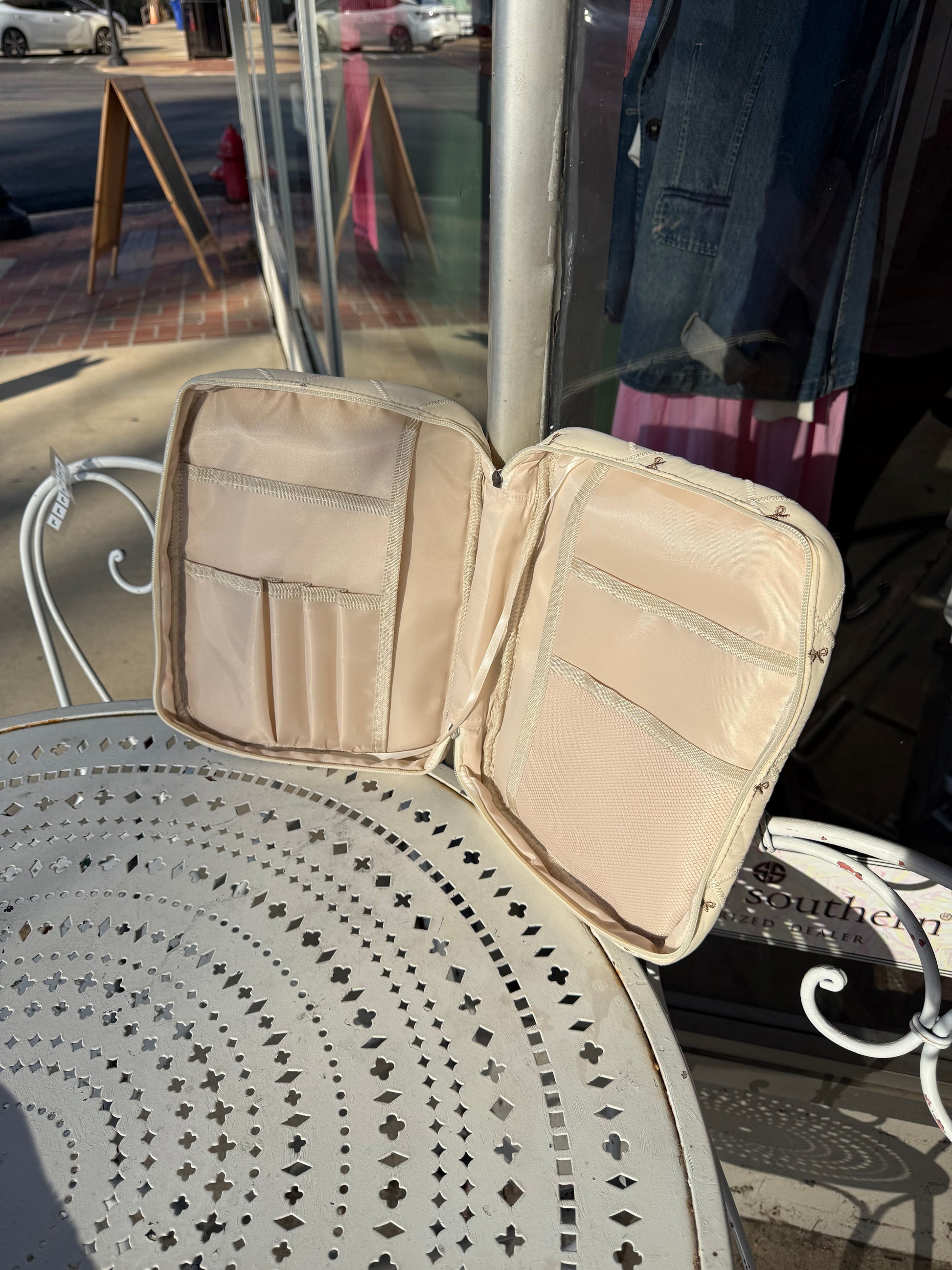 Bow Bible Cover - Cream