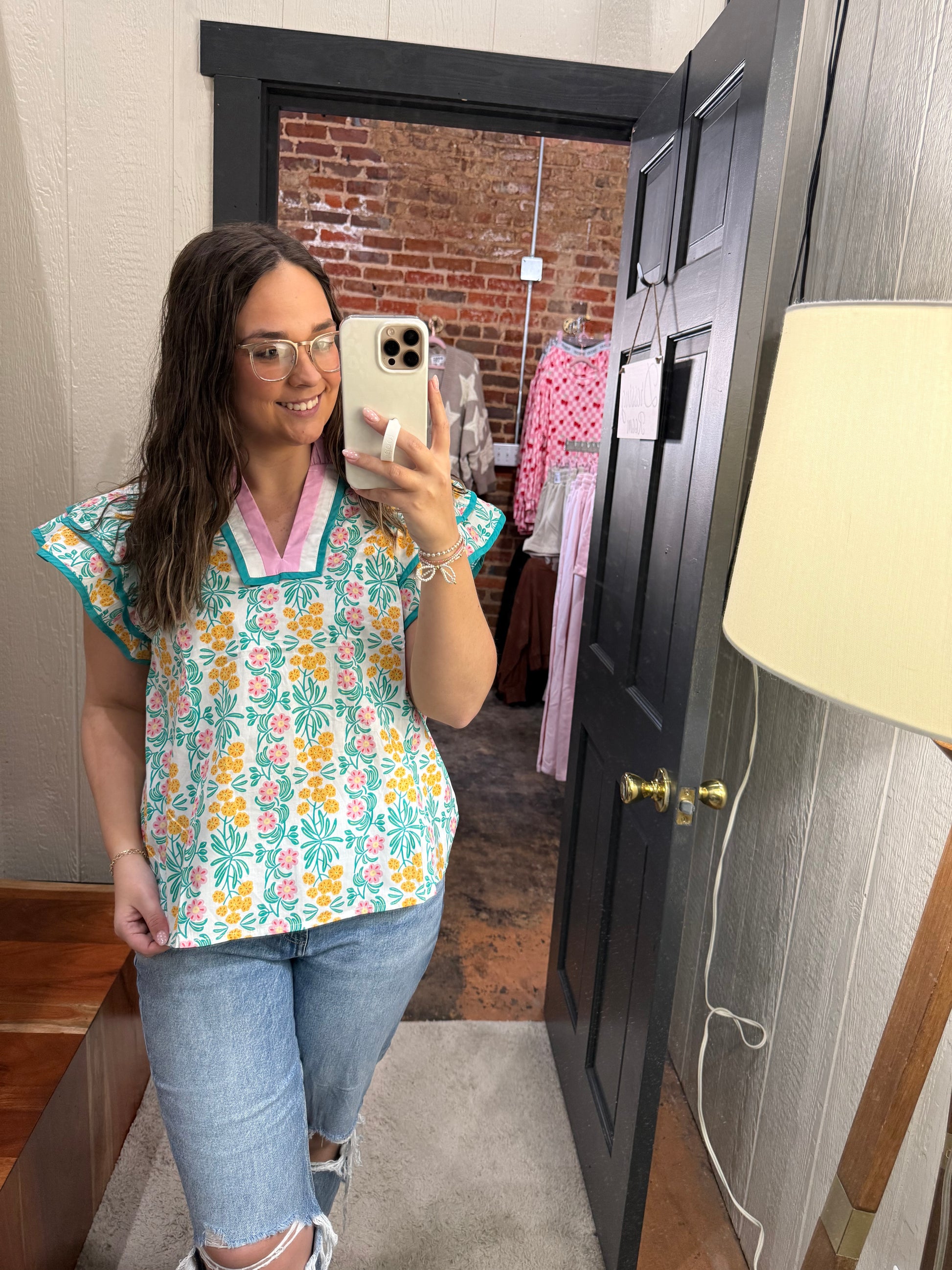 Spring Has Arrived Top - Jade - REG & PLUS