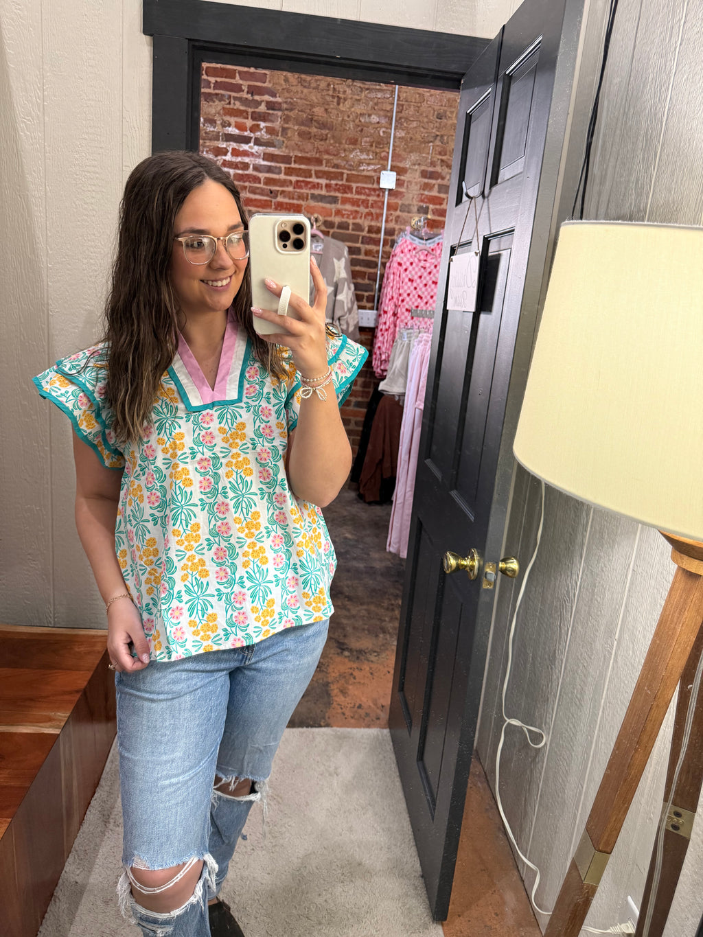 Spring Has Arrived Top - Jade - REG & PLUS