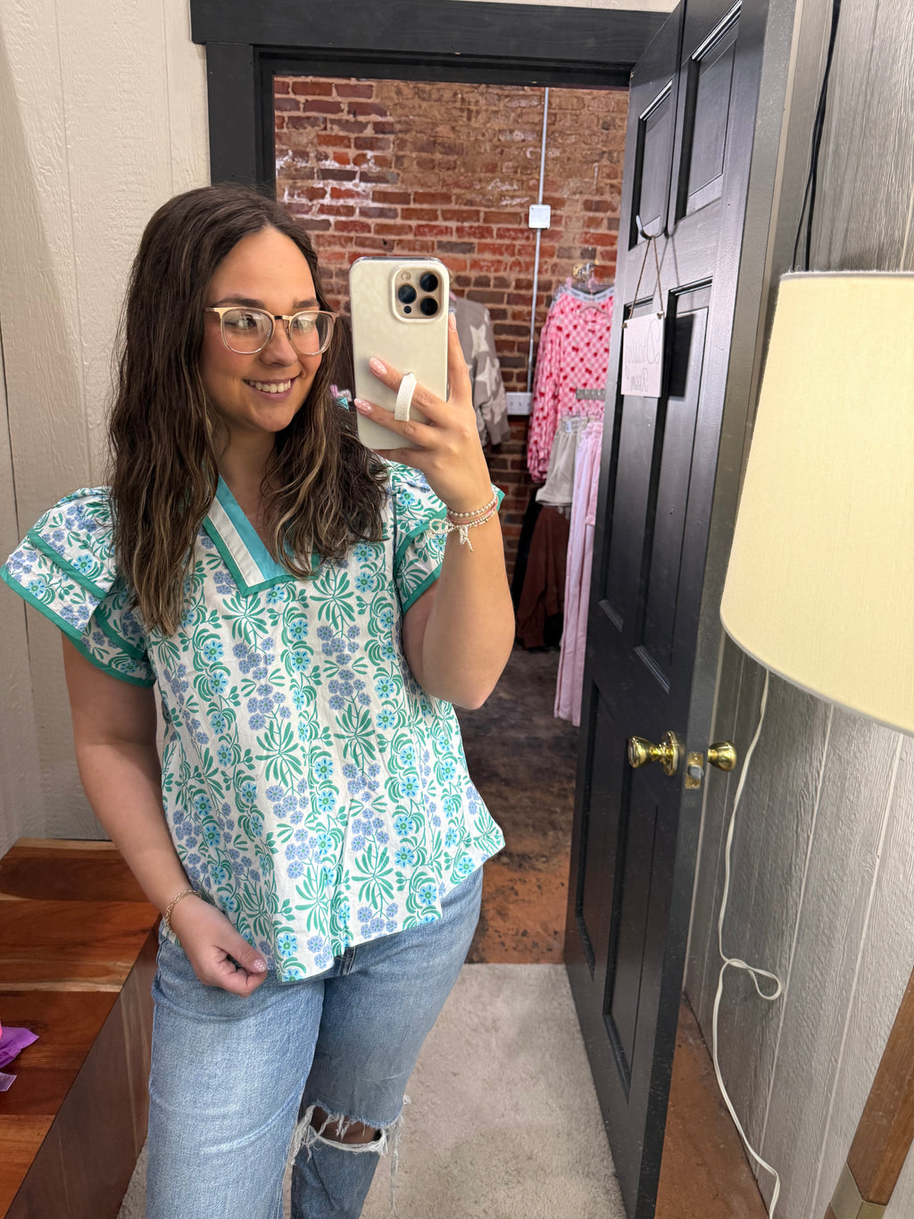 Spring Has Arrived Top - Blue - REG & PLUS