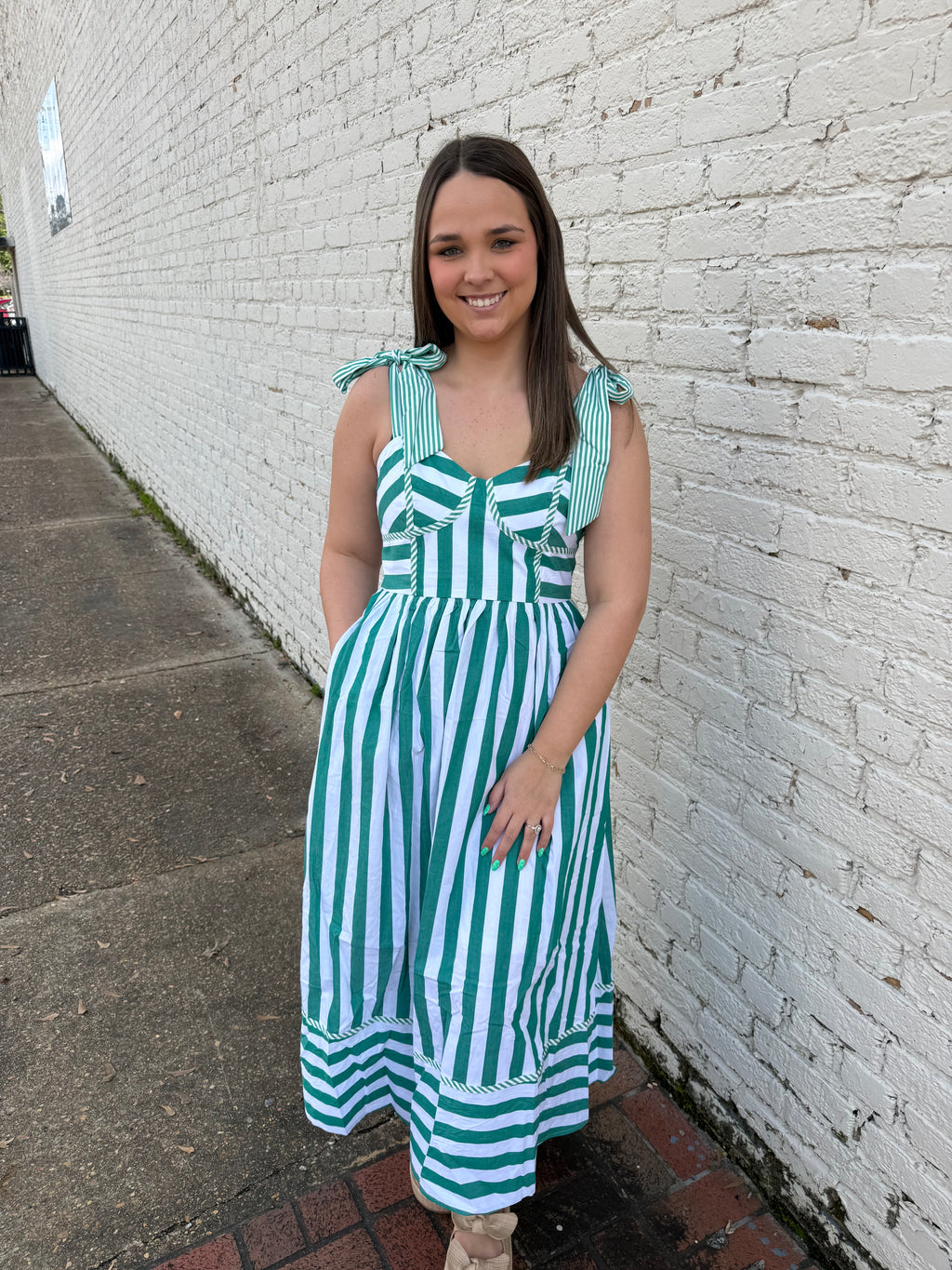 On Cruise Time Midi Dress