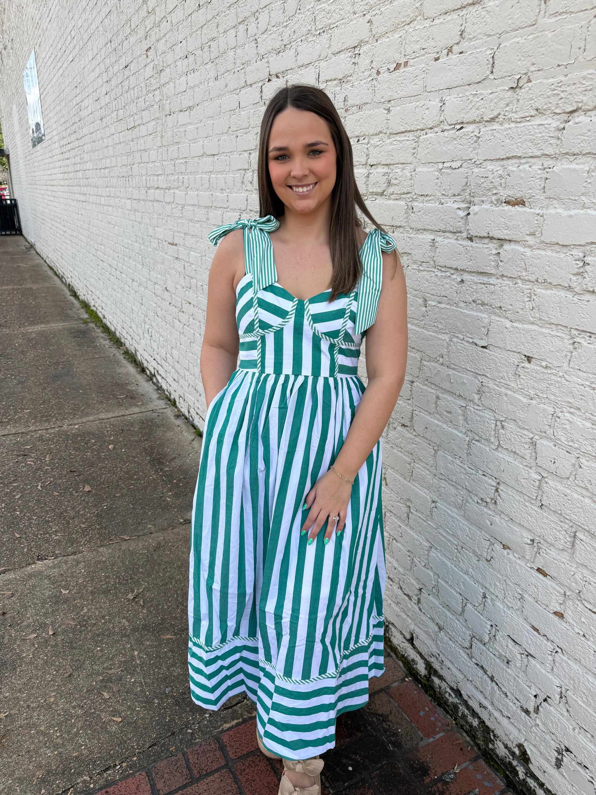 On Cruise Time Midi Dress