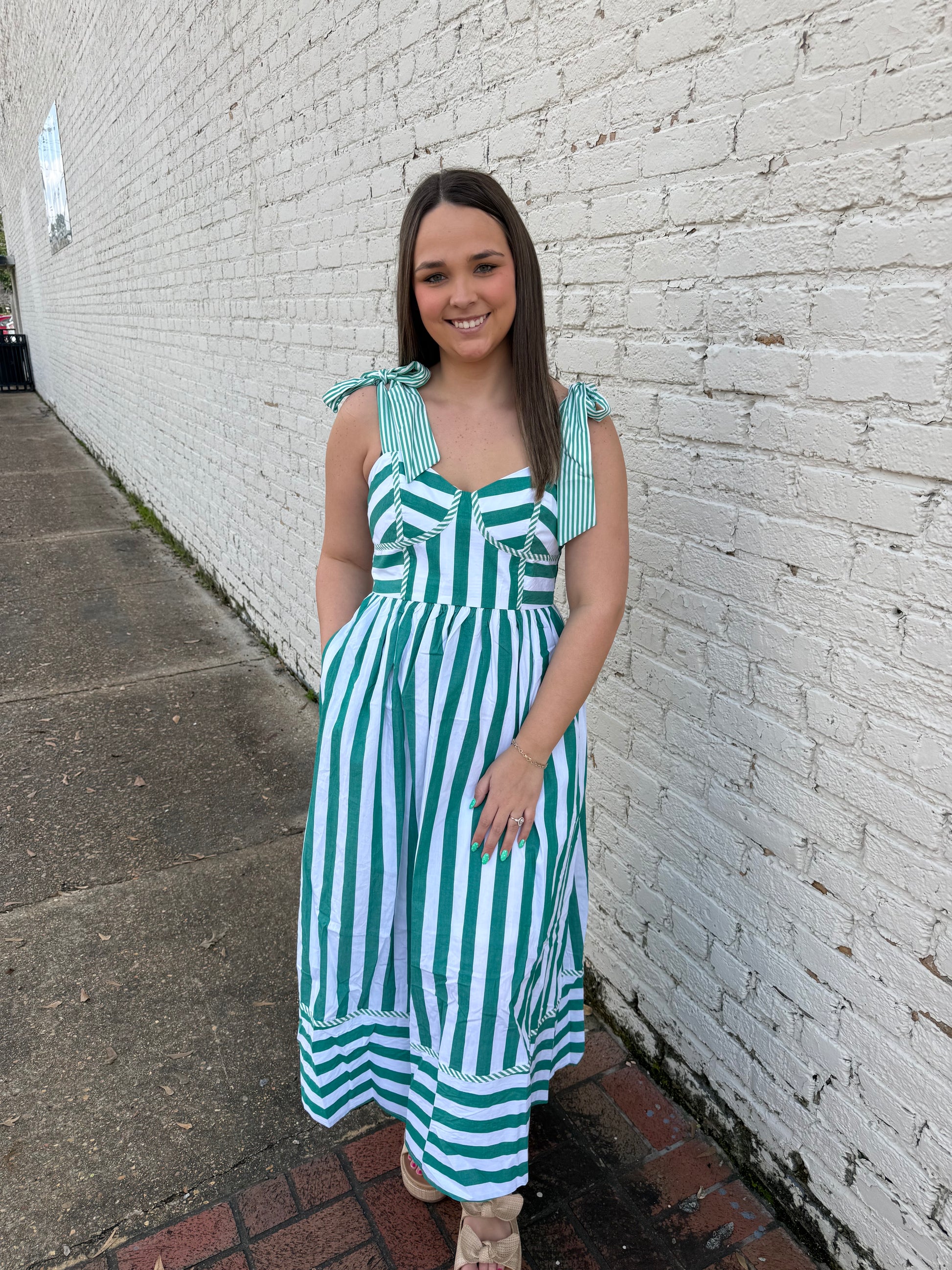 On Cruise Time Midi Dress