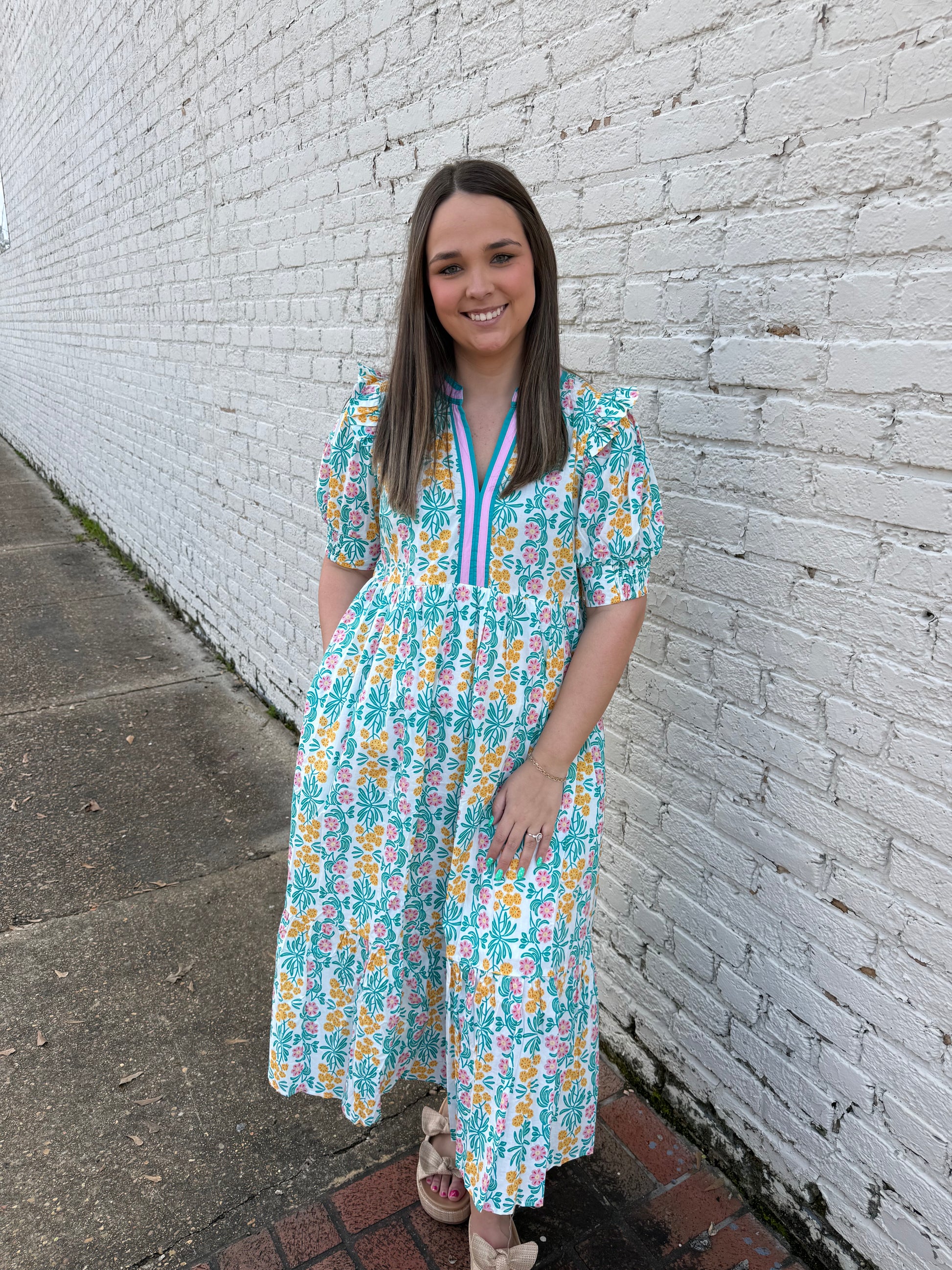 Spring Is Coming Dress - Jade - REG & PLUS