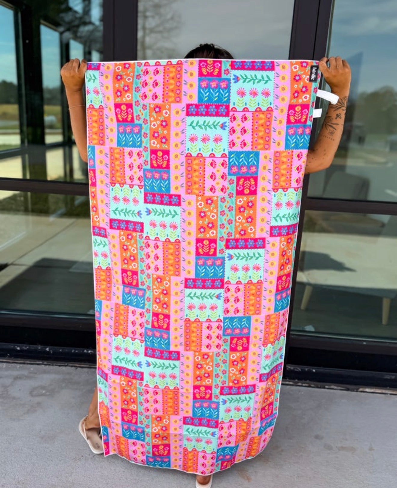 Quick Dry Towel - Spring Paisley Patch