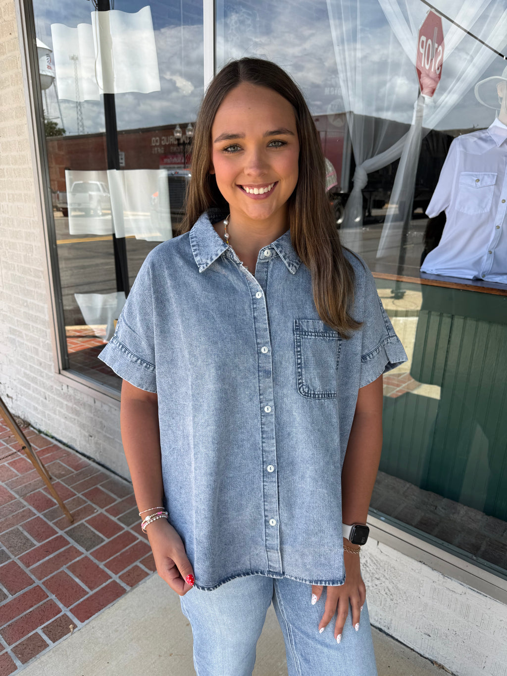 Denim Lover Oversized Top