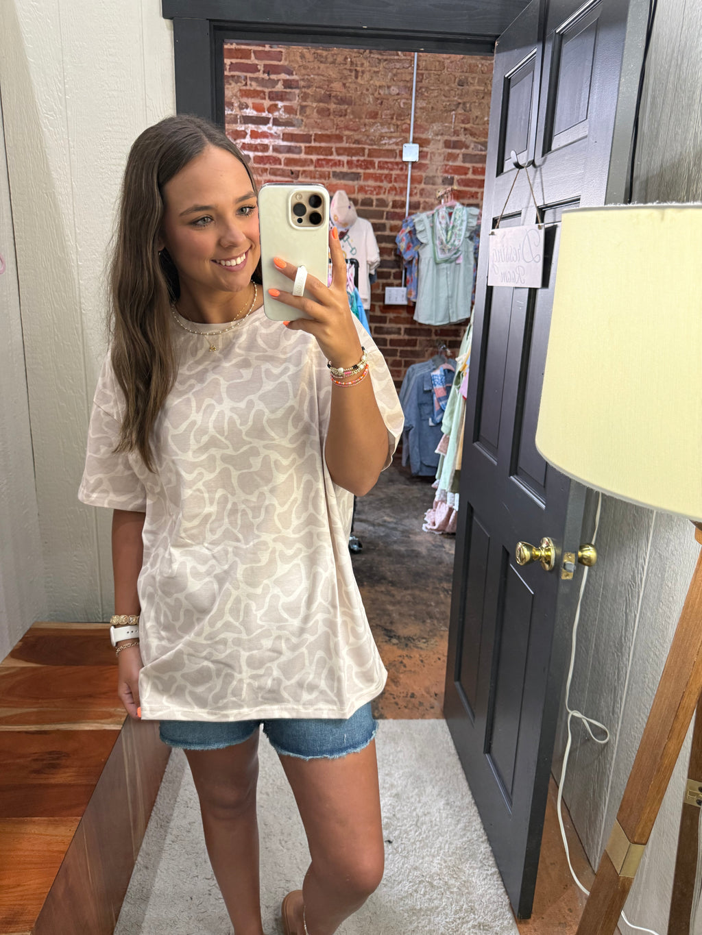 Bare Marsh Camo Oversized Tee