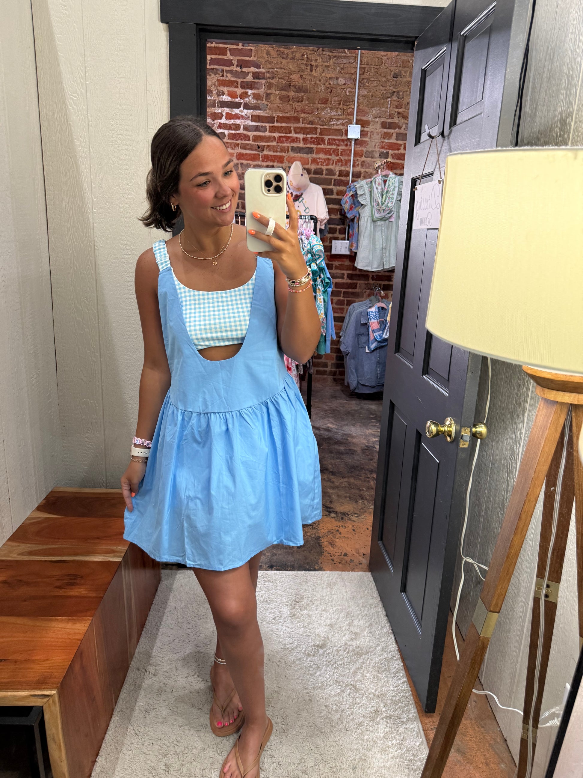 Baby Blue Is Your Color Athletic Dress