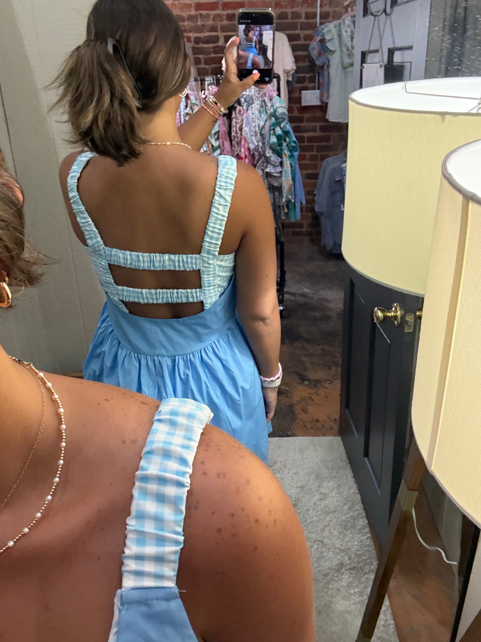 Baby Blue Is Your Color Athletic Dress