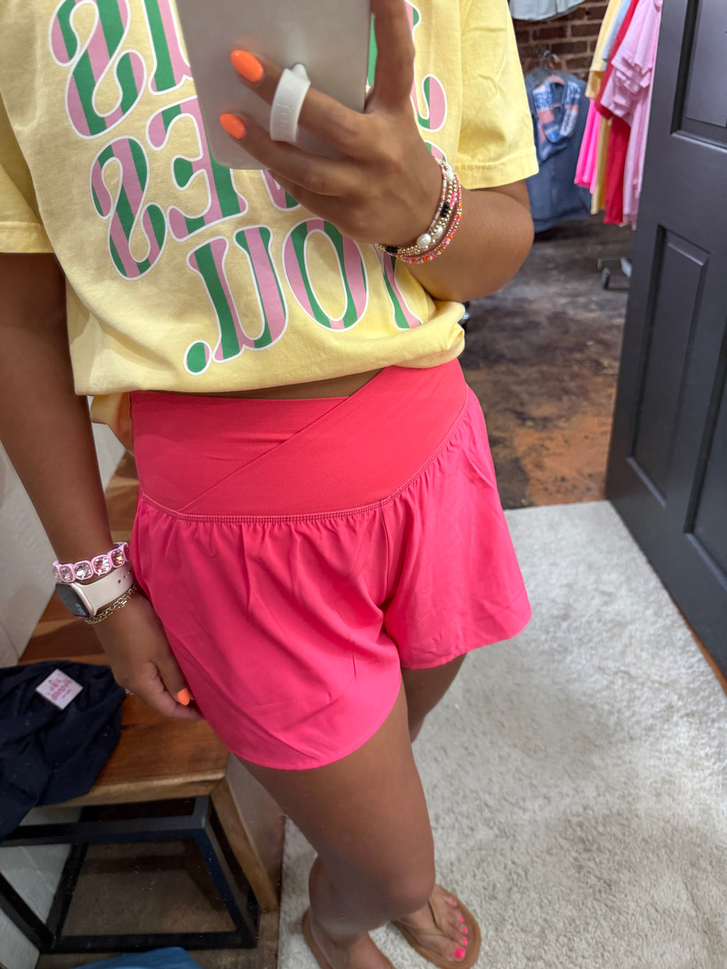 Up To Know Good Shorts - Pink