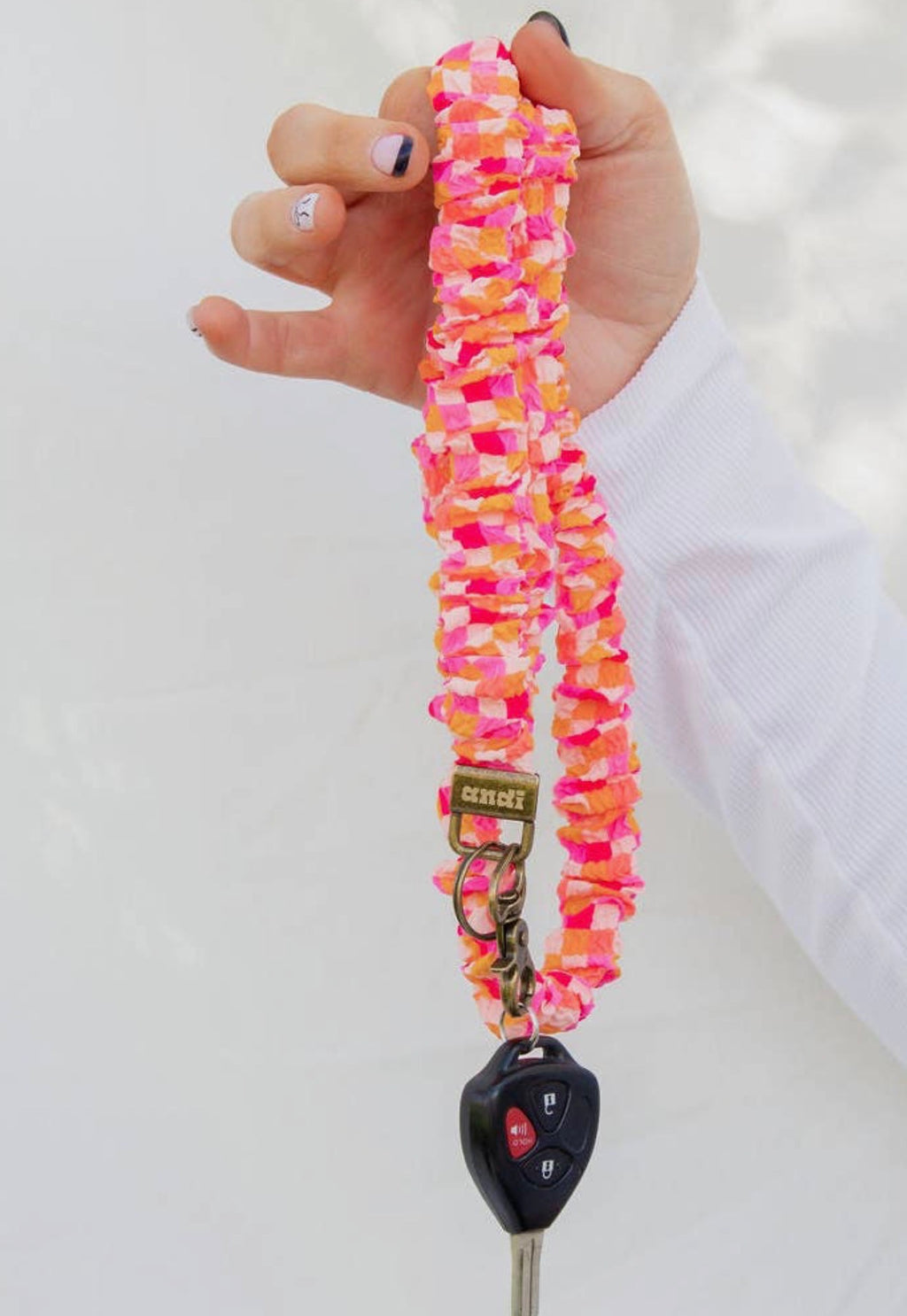 Bright Checkered Lanyard