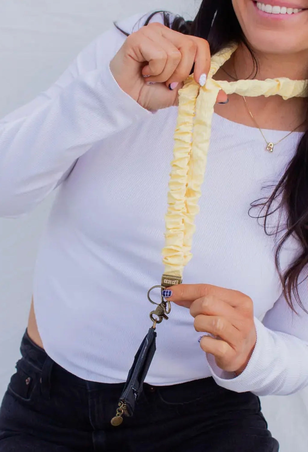 Butter Yellow Lanyard