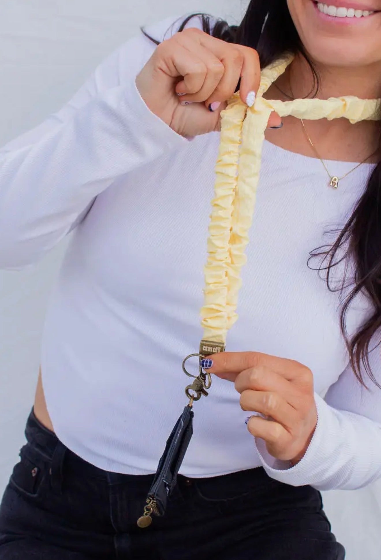 Butter Yellow Lanyard