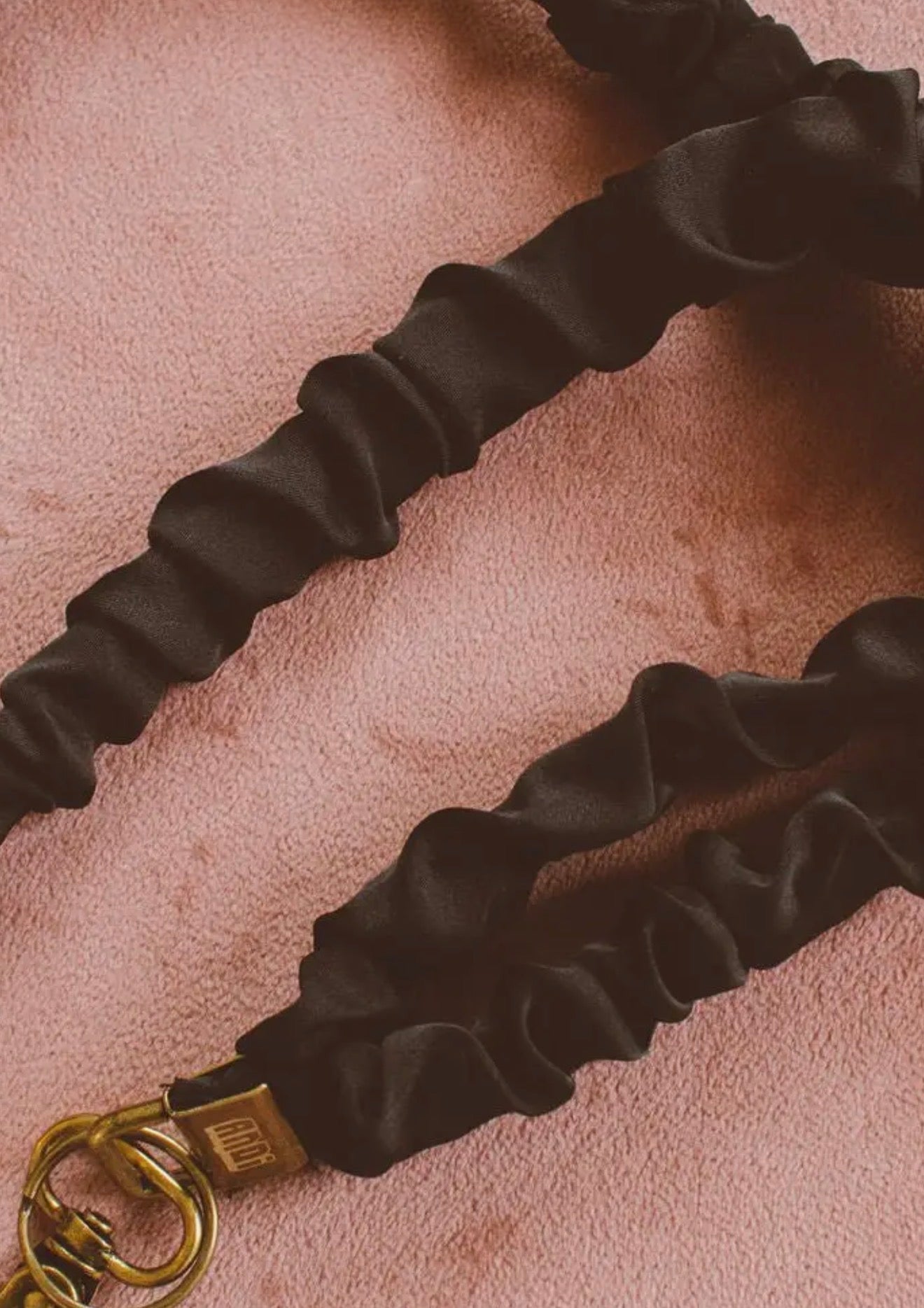 Black Luxe Lanyard