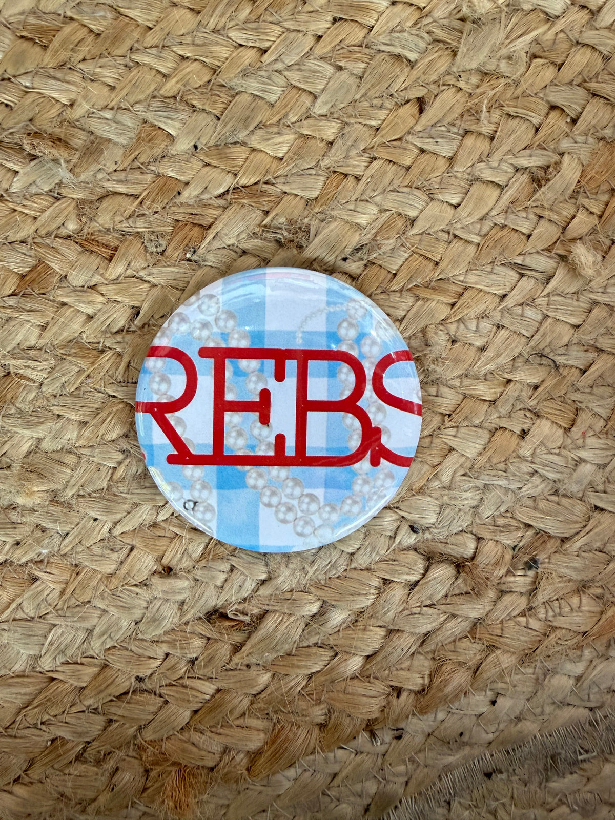 Rebs Button - Pearls